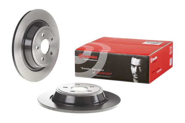 BREMBO Bremsscheibe hinten Ø316 mm Voll für Ford Galaxy S-Max MK III Van
