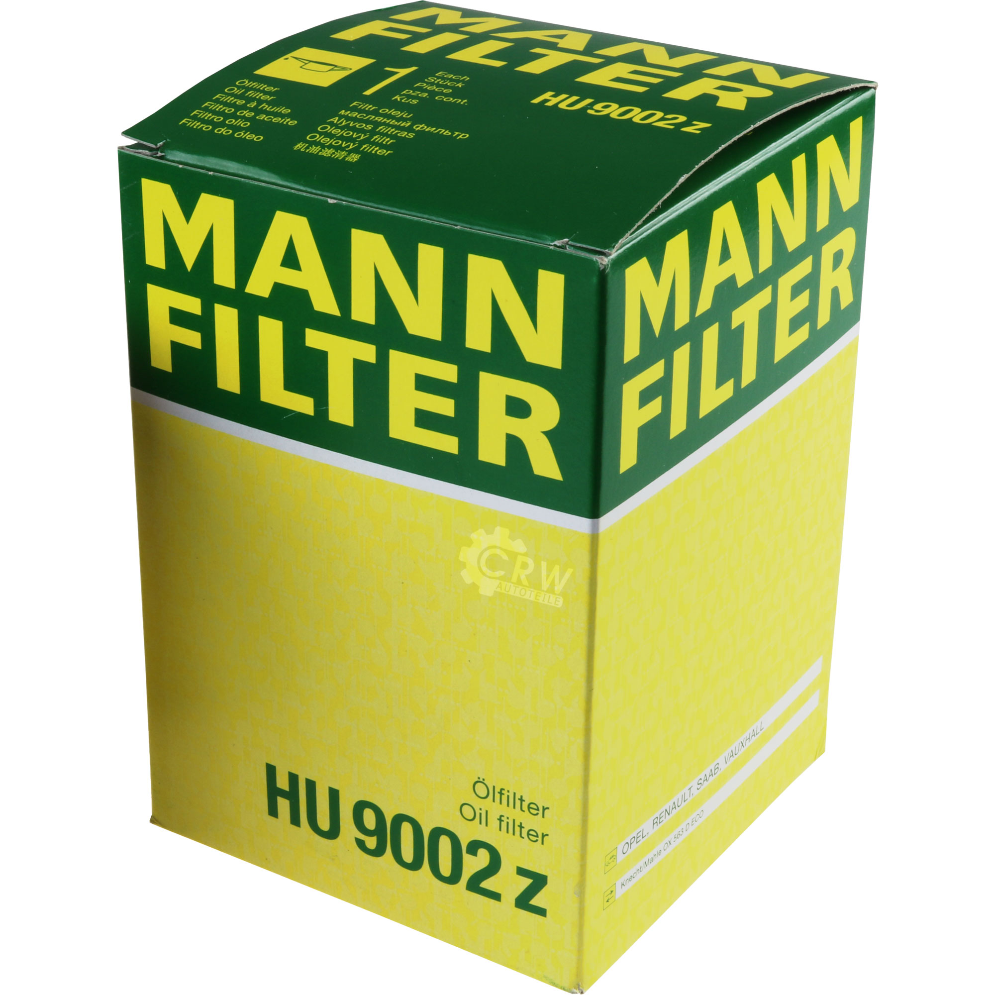 MANN-FILTER Ölfilter HU 9002 z Oil Filter