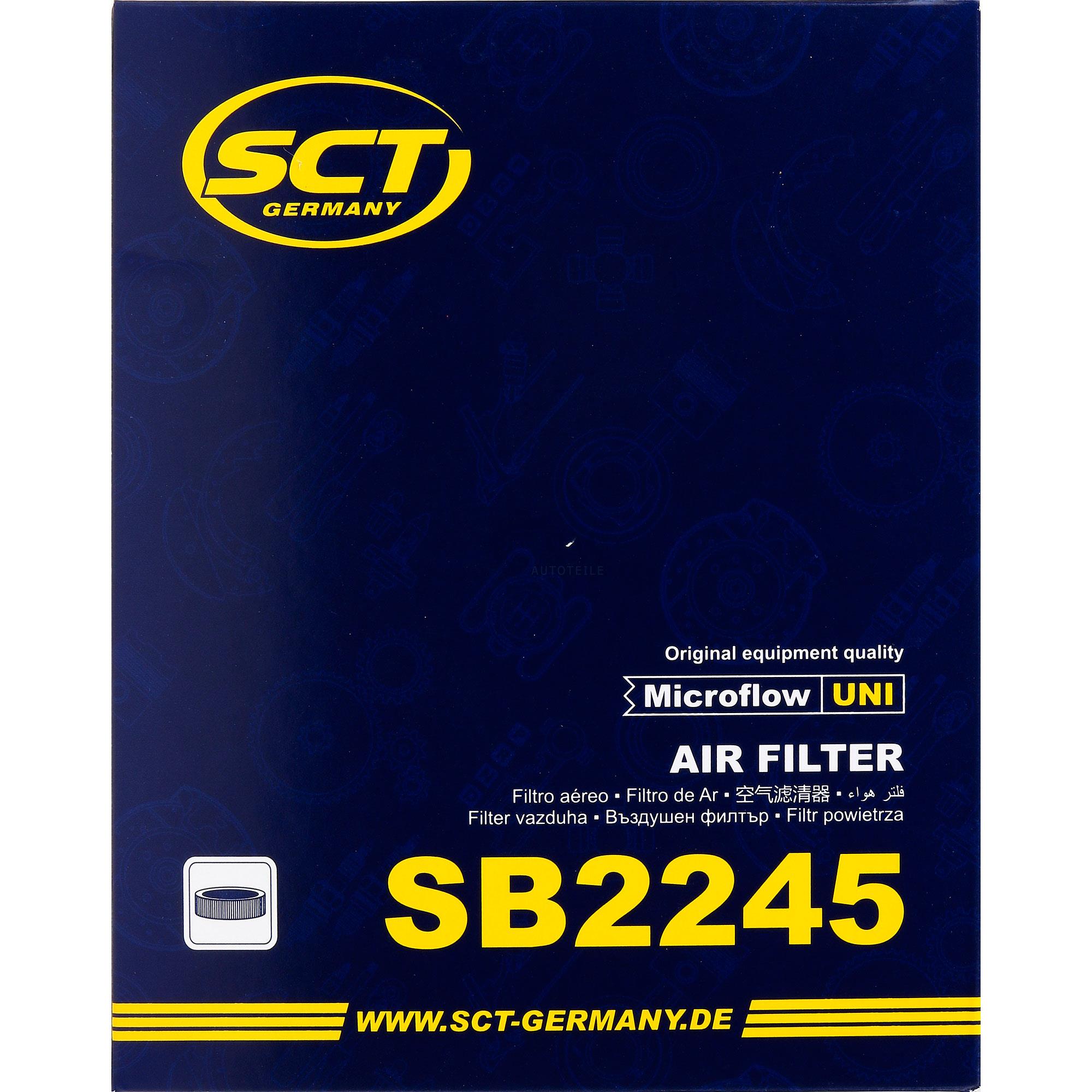 SCT Luftfilter Motorluftfilter SB 2245 Air Filter