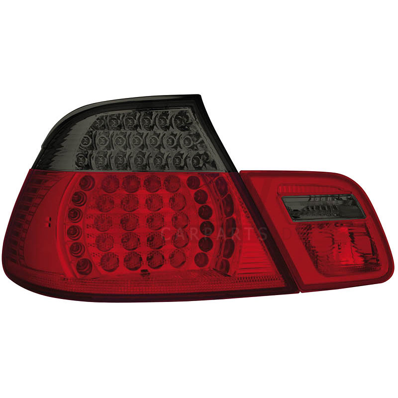 LED 2 x Rückleuchten für BMW E46 Cabrio 00-05 red/smoke 4teilig XDK