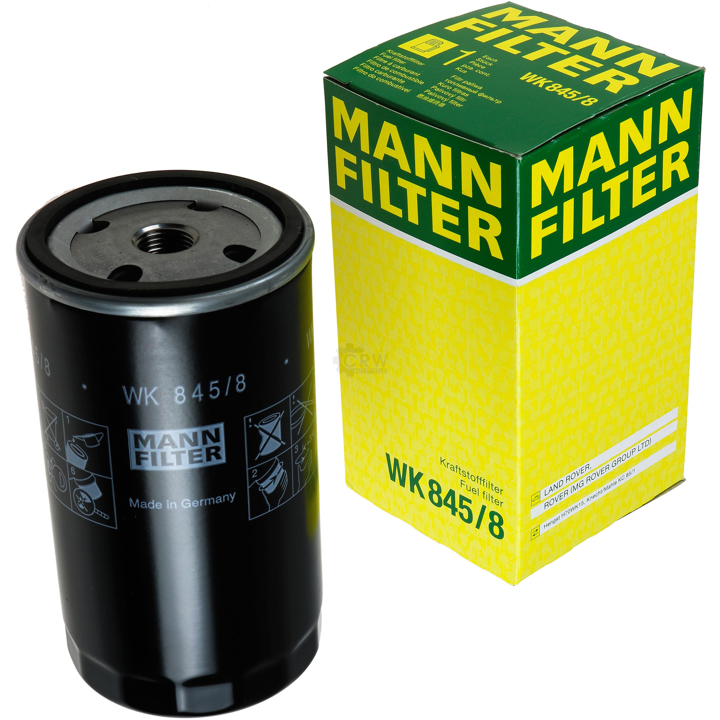 MANN-FILTER Kraftstofffilter WK 845/8 Fuel Filter