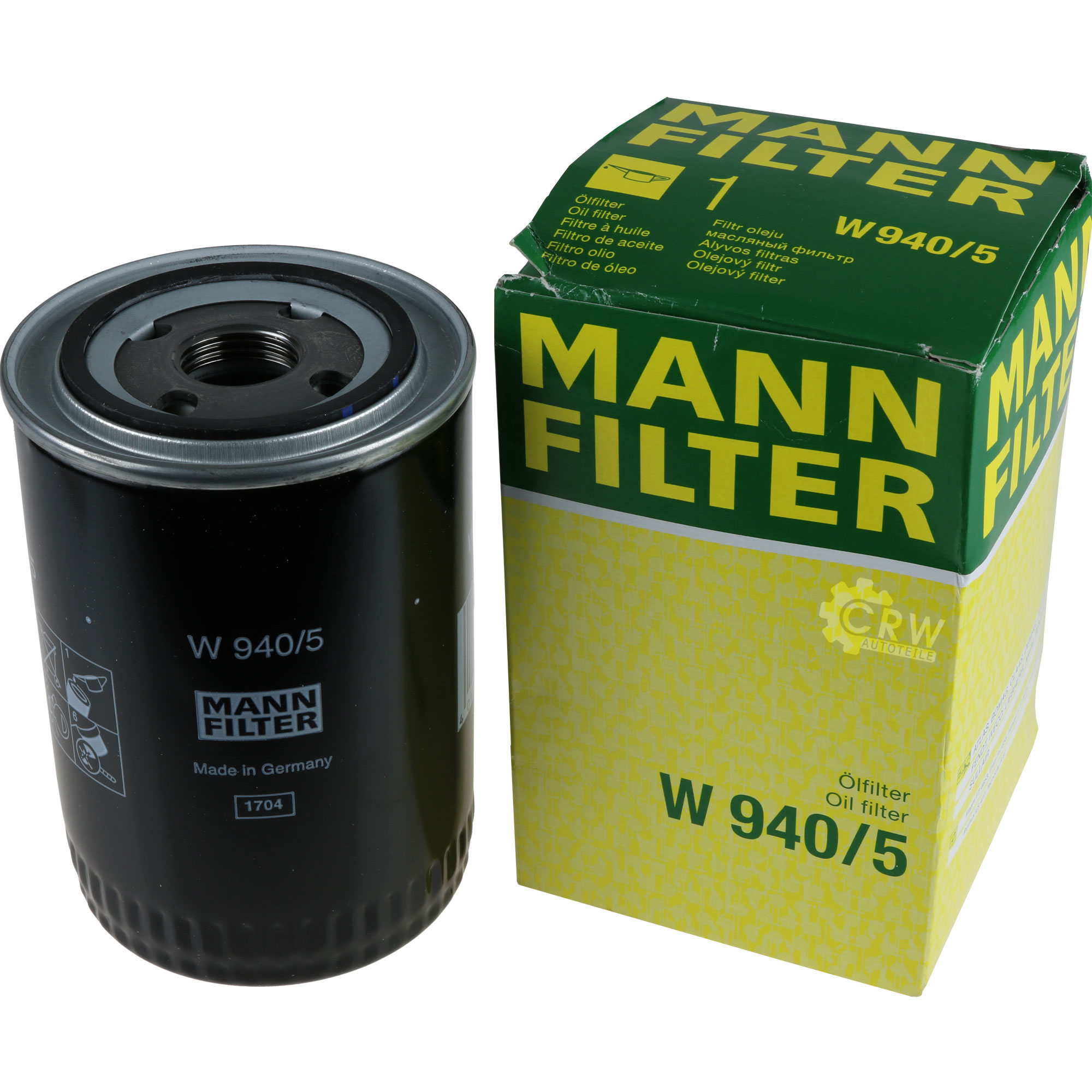 MANN-FILTER Ölfilter Oelfilter W 940/5 Oil Filter