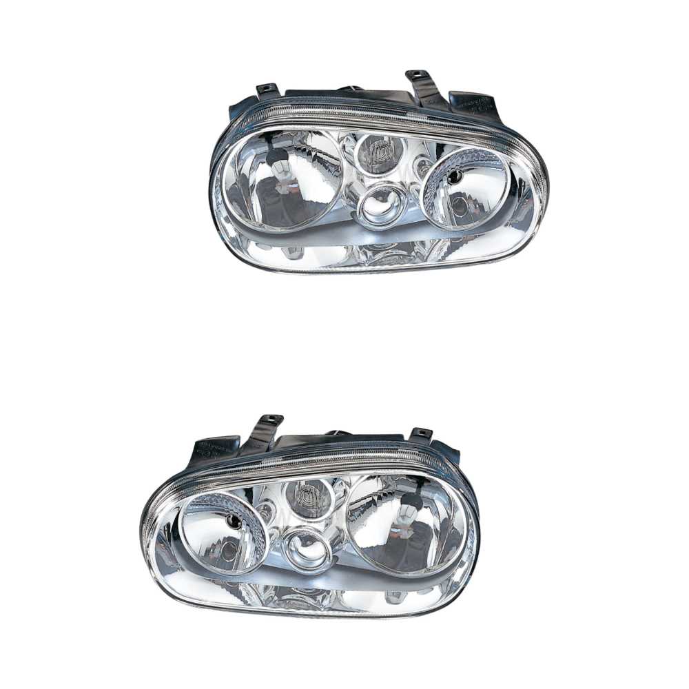 Halogen Scheinwerfer Set links & rechts H7/ H1 für VW Golf IV Cabriolet Variant