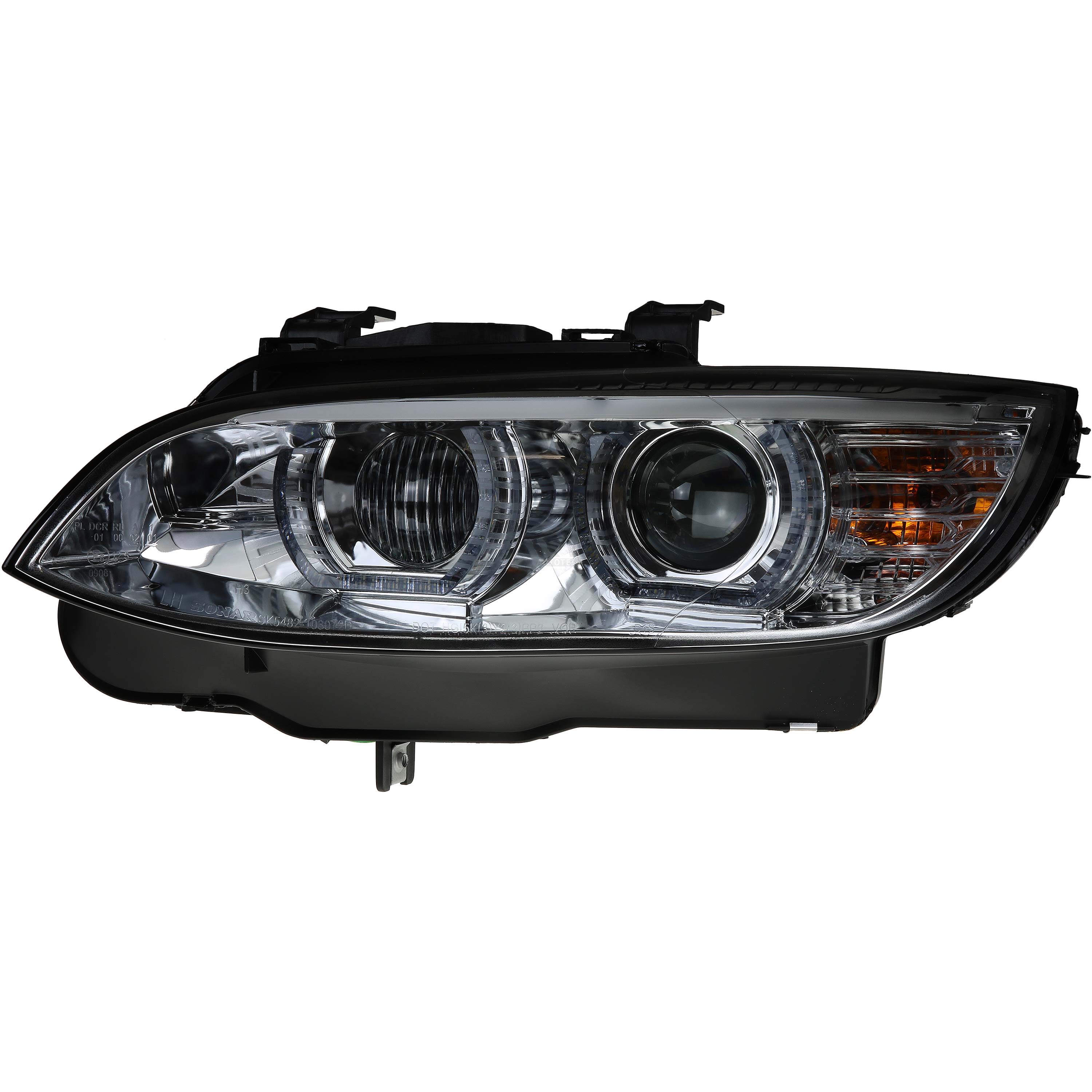 Scheinwerfer Set 3D U LED Angel Eyes für BMW 3er E92 E93 Bj. 05-10 Coupe Cabrio