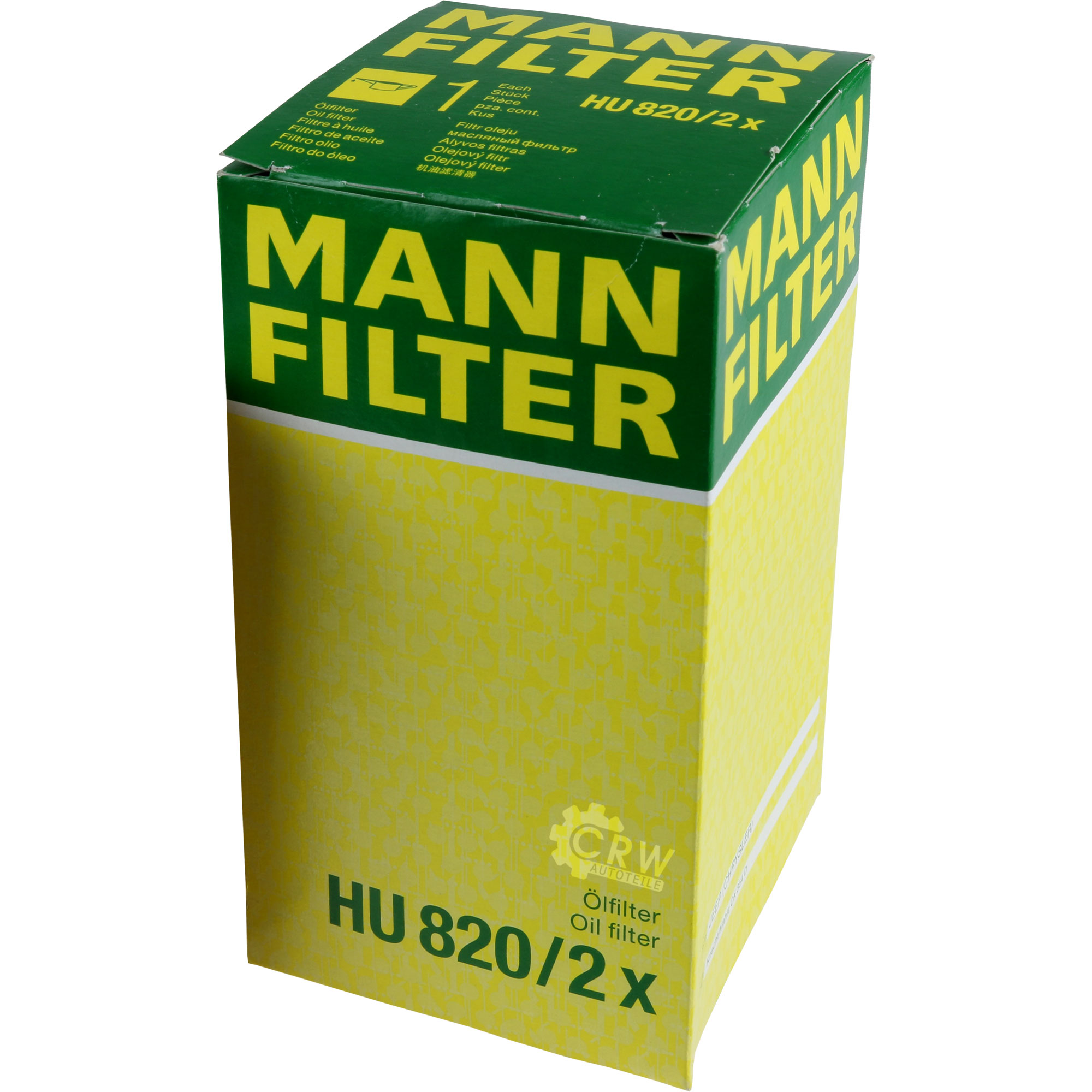 MANN-FILTER Ölfilter HU 820/2 x Oil Filter