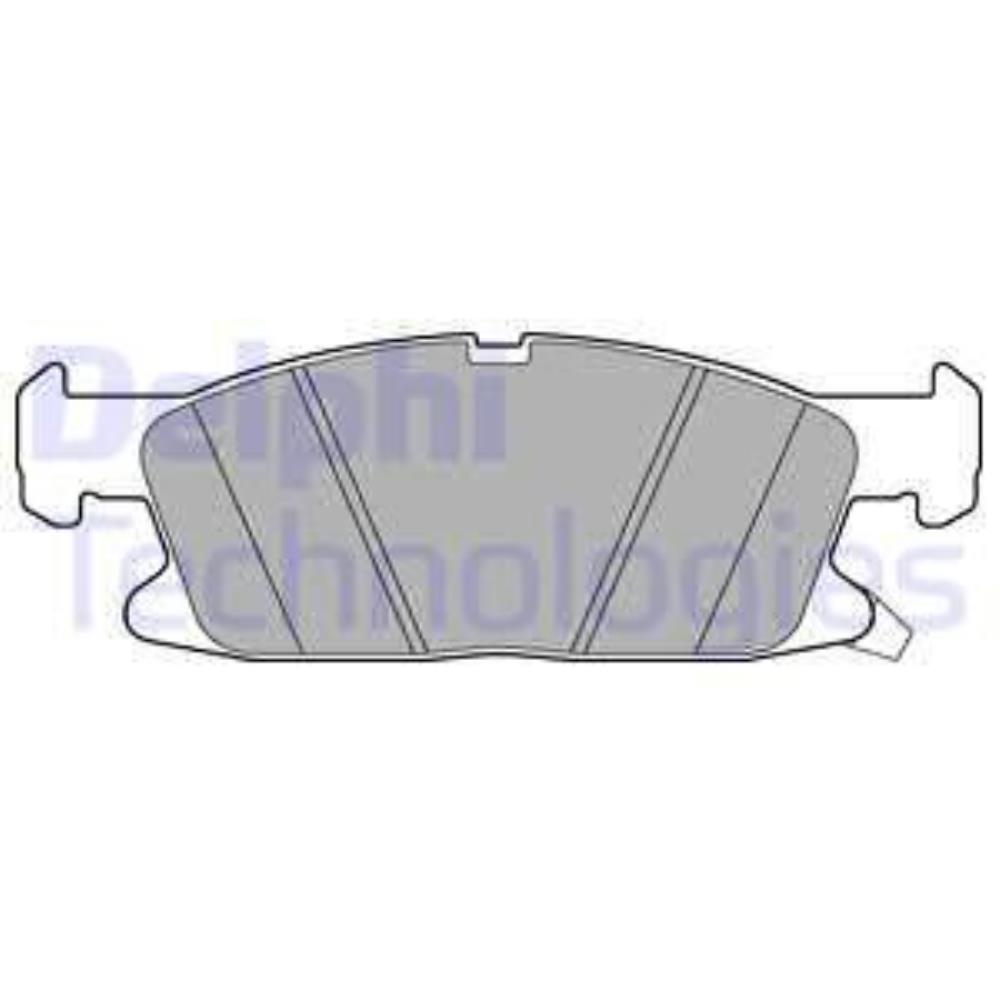 DELPHI Bremsbeläge Bremsbelegsatz vorne für Ford Galaxy S-Max FORD USA Edge