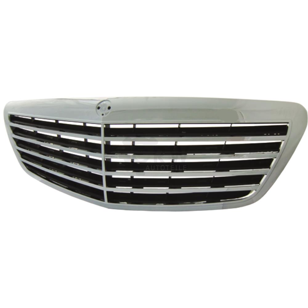 Kühlergrill Frontgrill für Mercedes S-Kl. W221 Bj. 05-09 chrom-schwarz F98