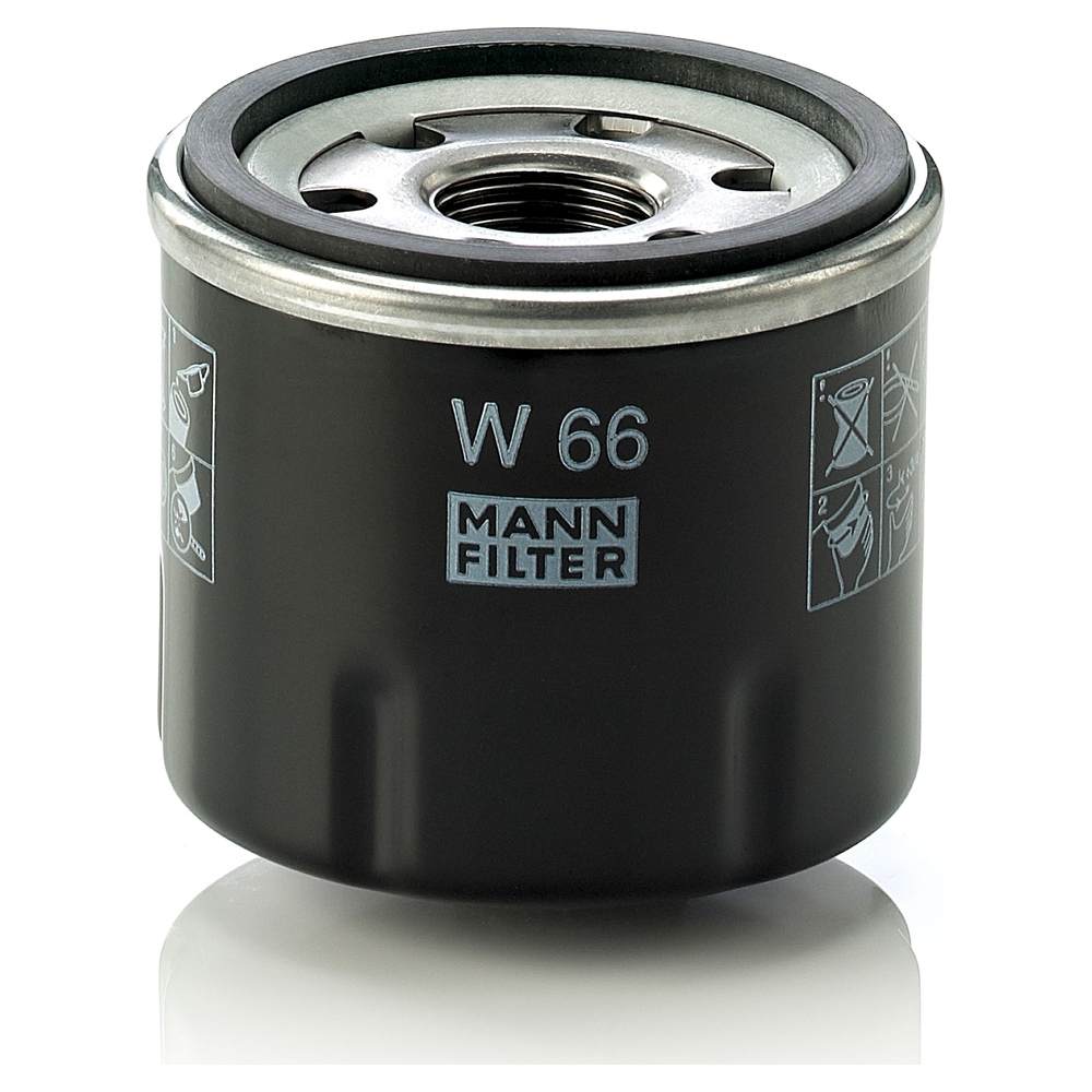 MANN-FILTER W 66 Ölfilter für Renault Twingo II CN0_ Clio III BR0/1 CR0/1 BH_