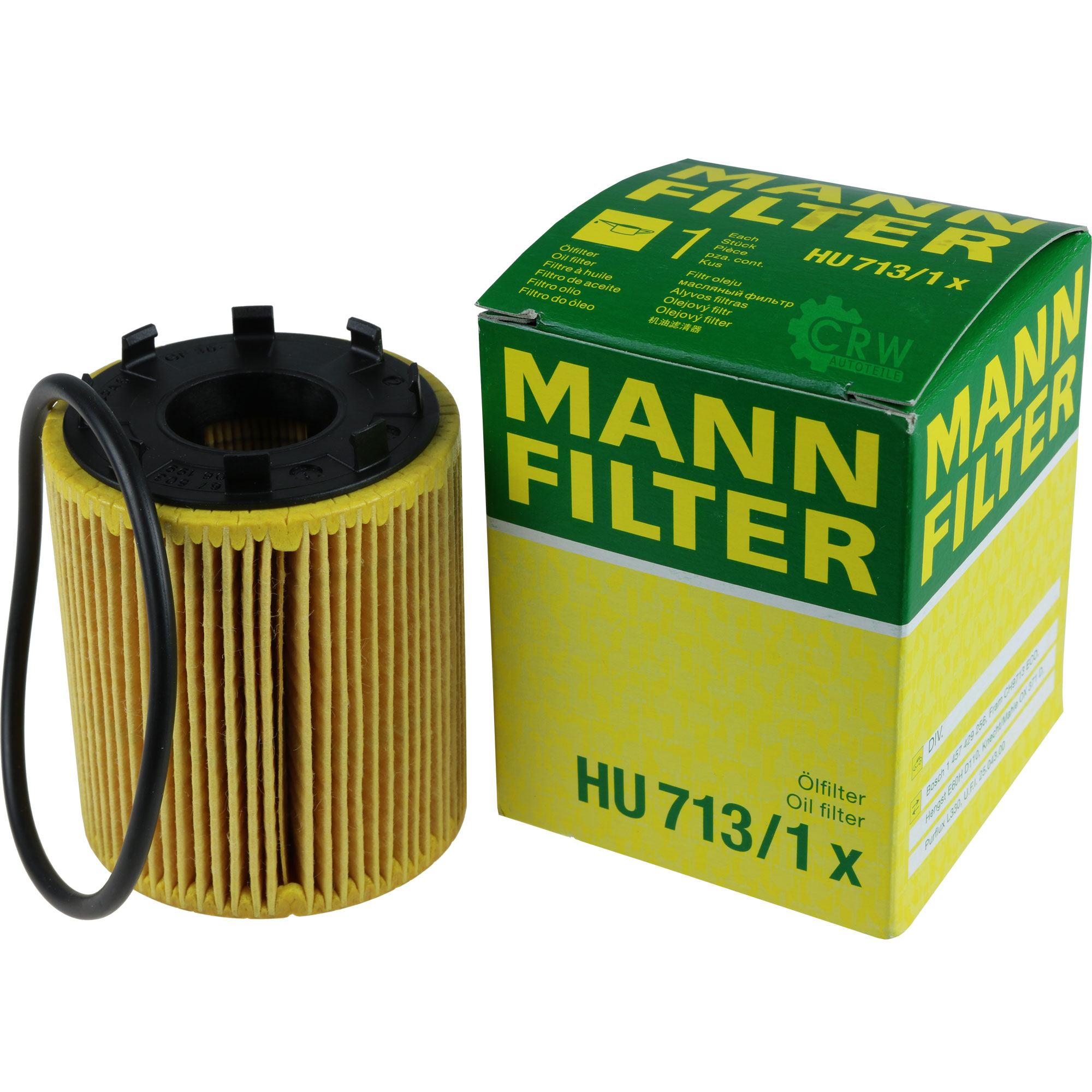 MANN-FILTER Ölfilter HU 713/1 x Oil Filter