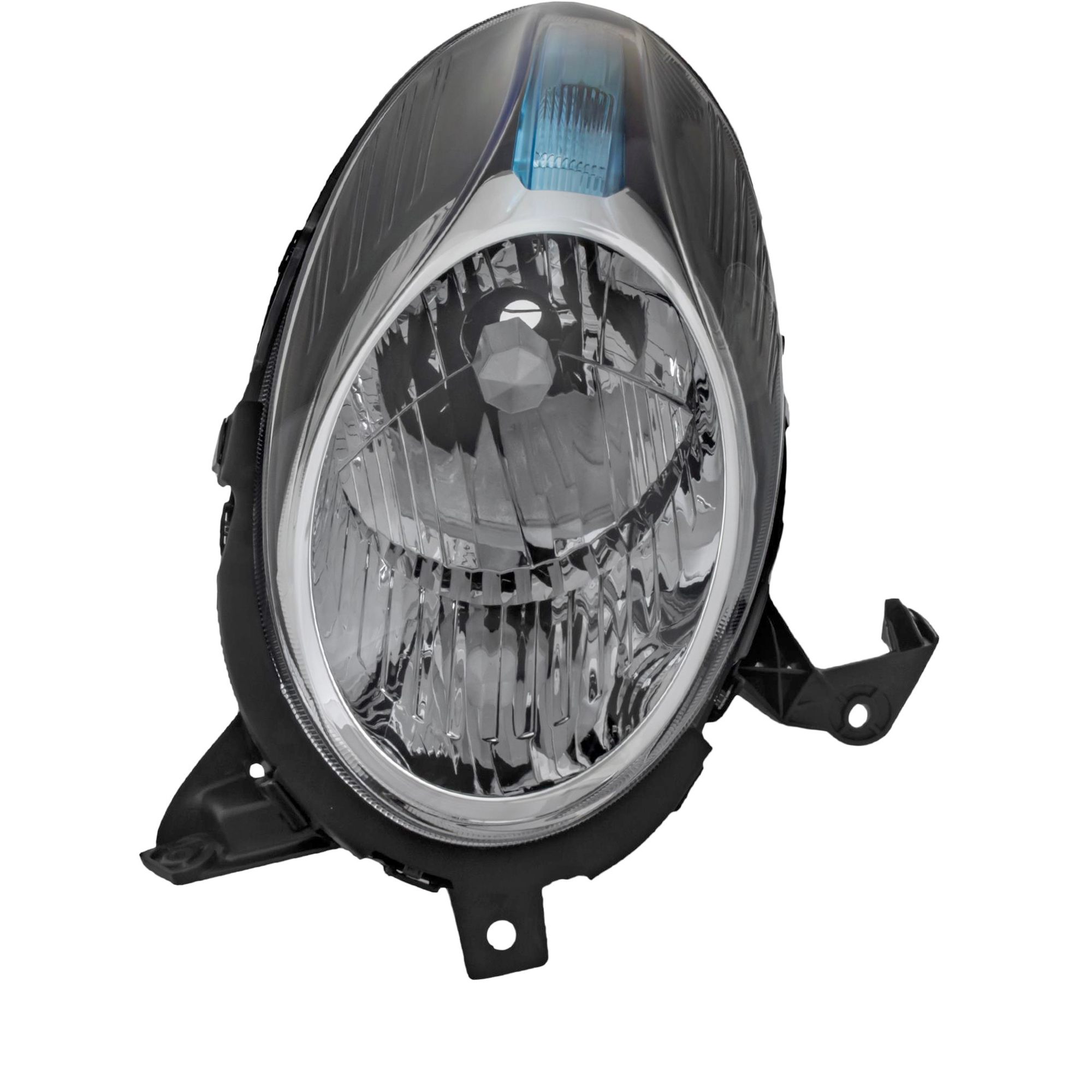 Halogen Scheinwerfer Set für Nissan Micra K12 09.07-> H4 ohne Motor inkl. Lampen