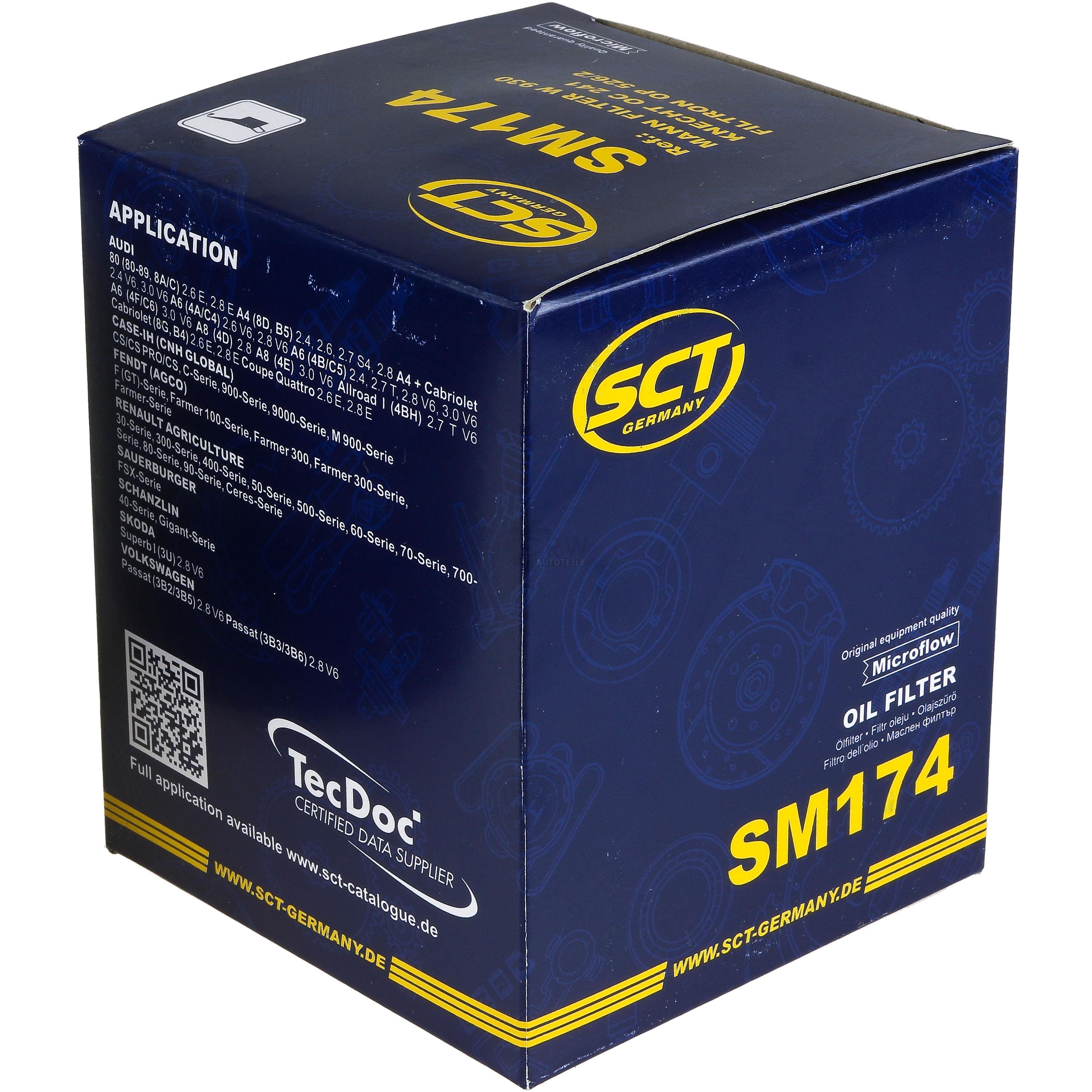 Ölfilter für Audi A6 4B C5 2.4 2.8 4A C4 2.6 Cabriolet 8G7 B4