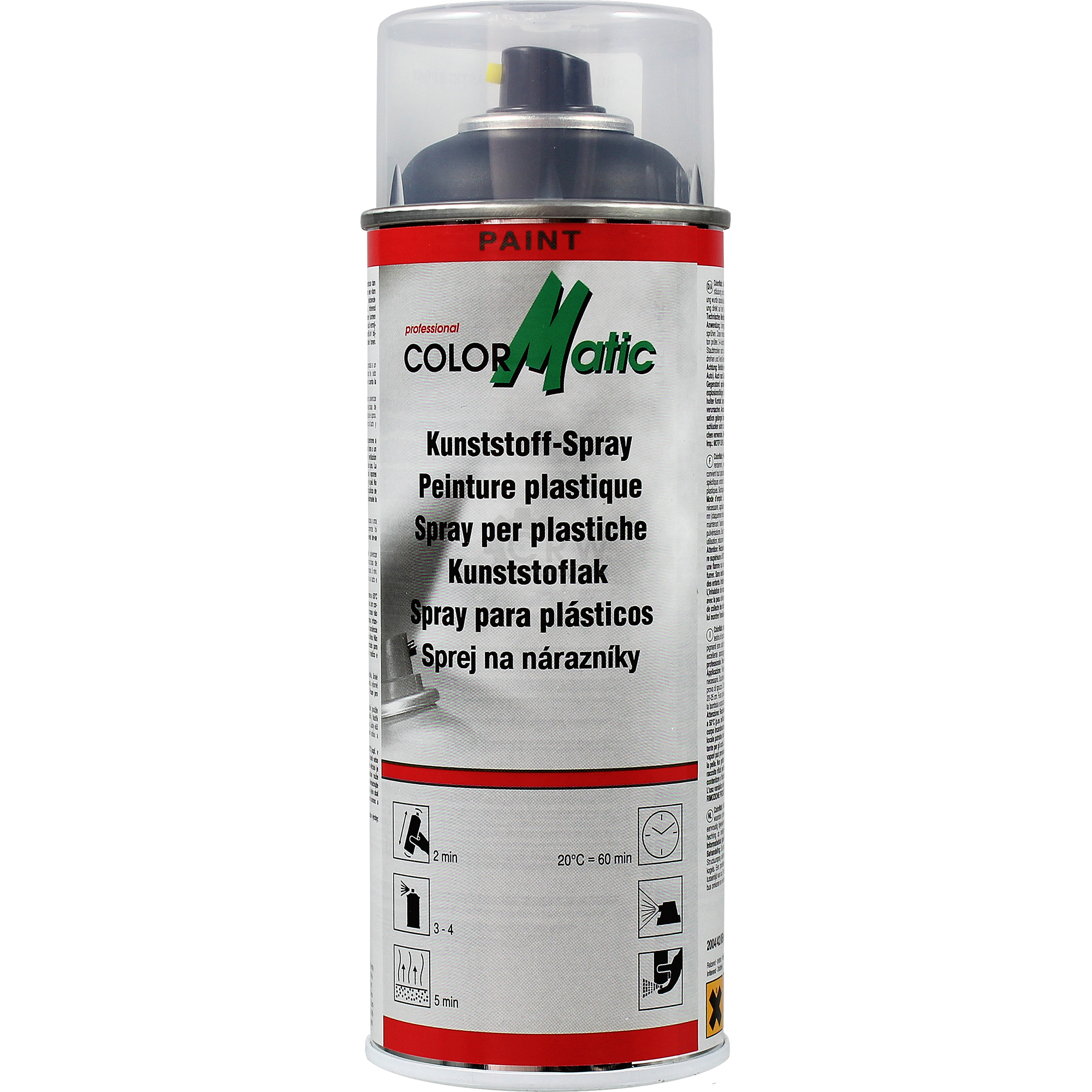 Colormatic Professional Kunststoffspray schwarz Plastikspray 400ml 856600