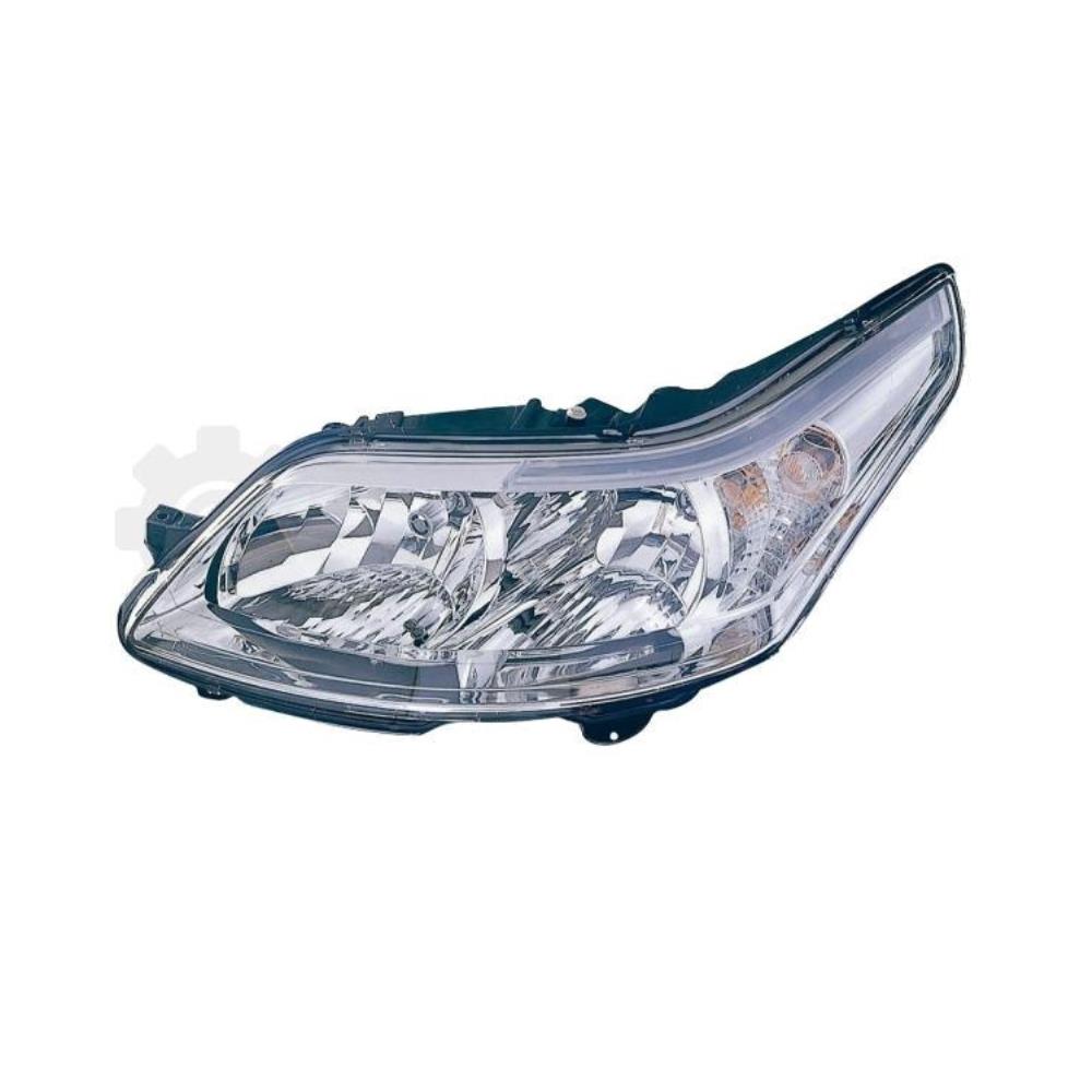 Halogen Scheinwerfer links für Citroen C4 11.04-09.08 H7/H1 mit Motor 1084300
