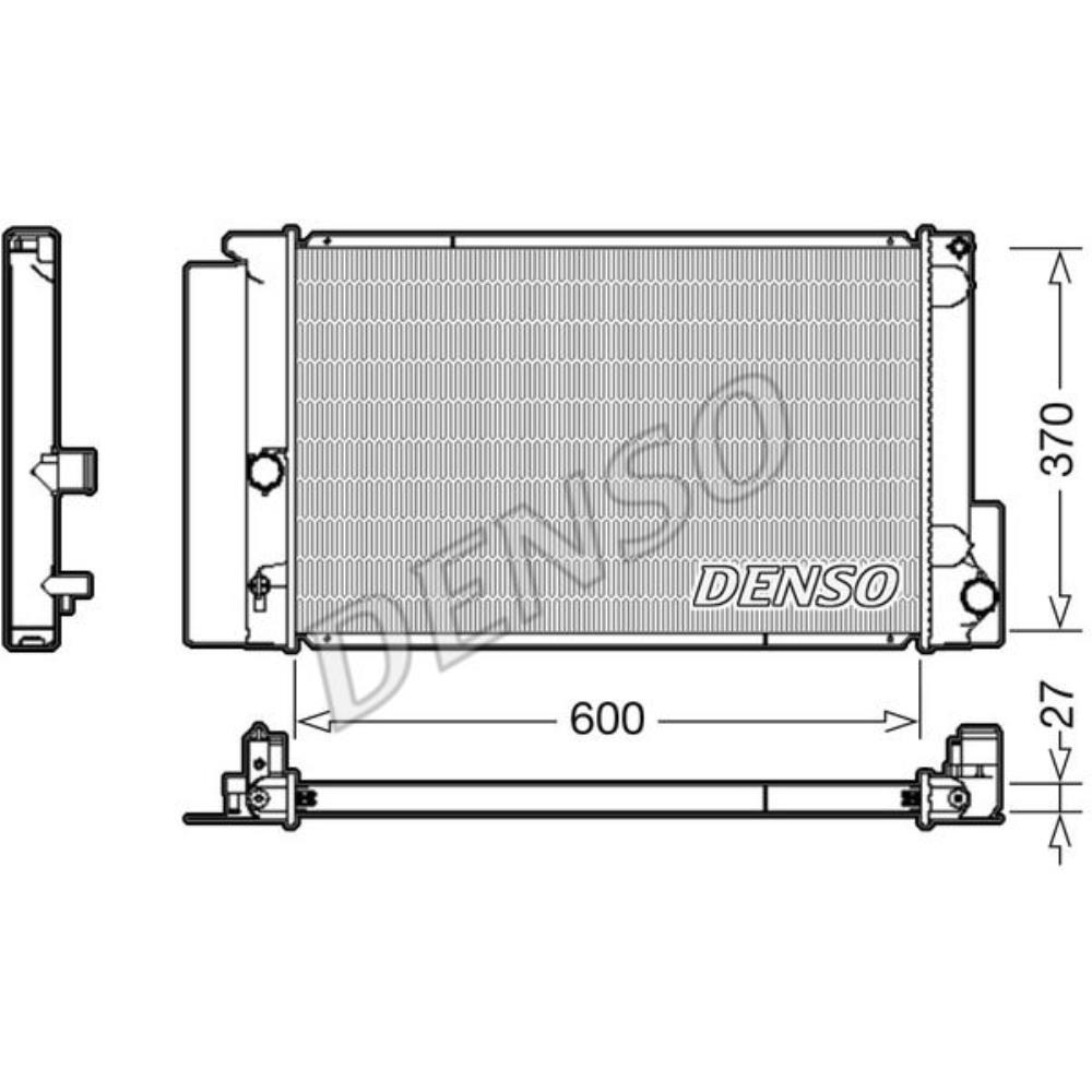 DENSO Kühler Wasserkühler Motorkühler für Toyota Verso _R2_ 1.8