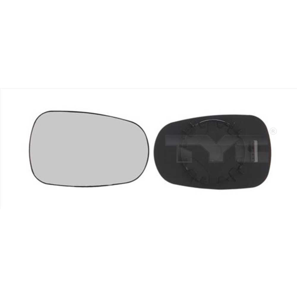 TYC Spiegelglas Außenspiegel beidseitig für Renault Clio II BB_ CB_ 328-0109-1