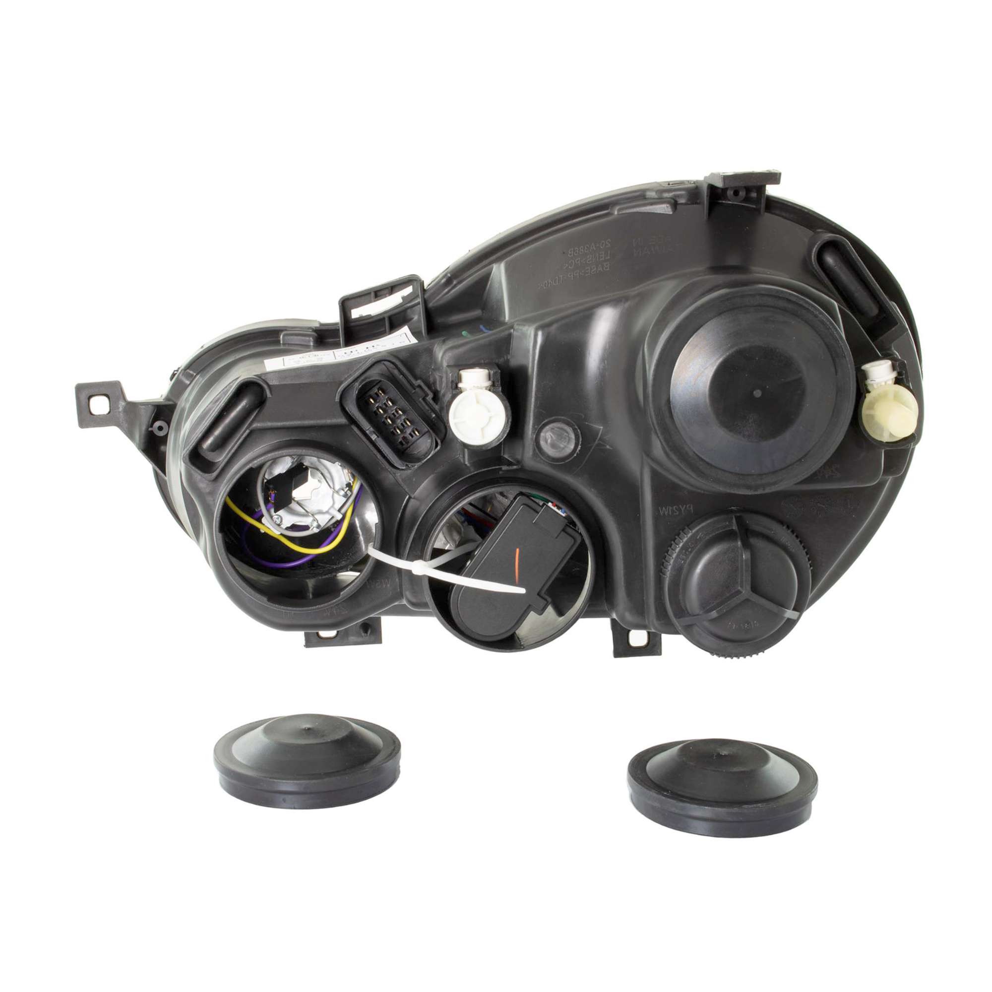 Halogen Scheinwerfer rechts für VW POLO 02 (9N) Bj. 10/01-04/05 H7/H1 mit Motor