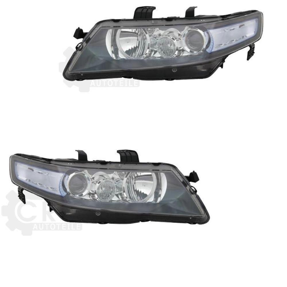 Halogen Scheinwerfer Set für Honda Accord VIII 01.06-12.08 H1/H1 ohne Motor