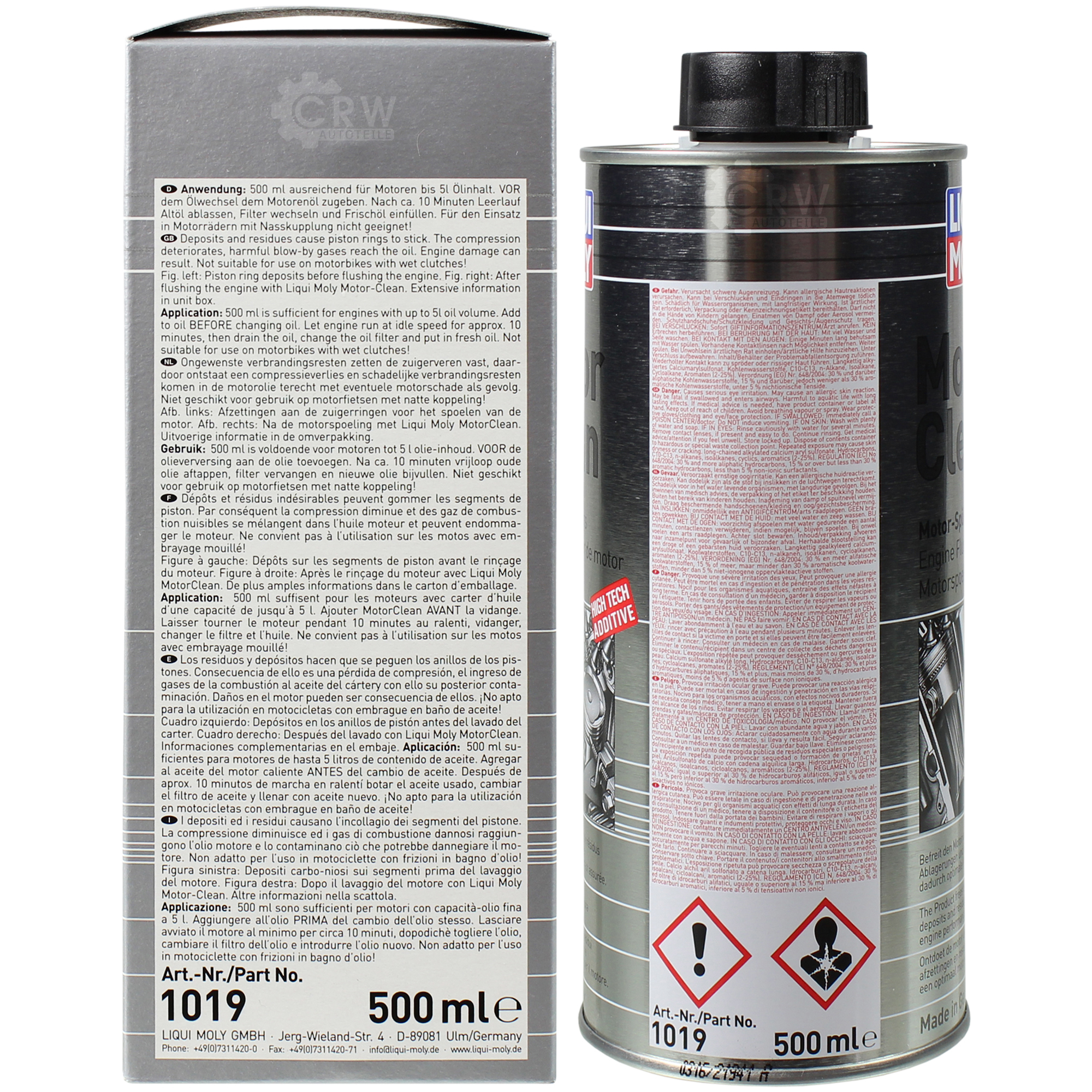 LIQUI MOLY MotorClean Cera Tec und Speed Benzin