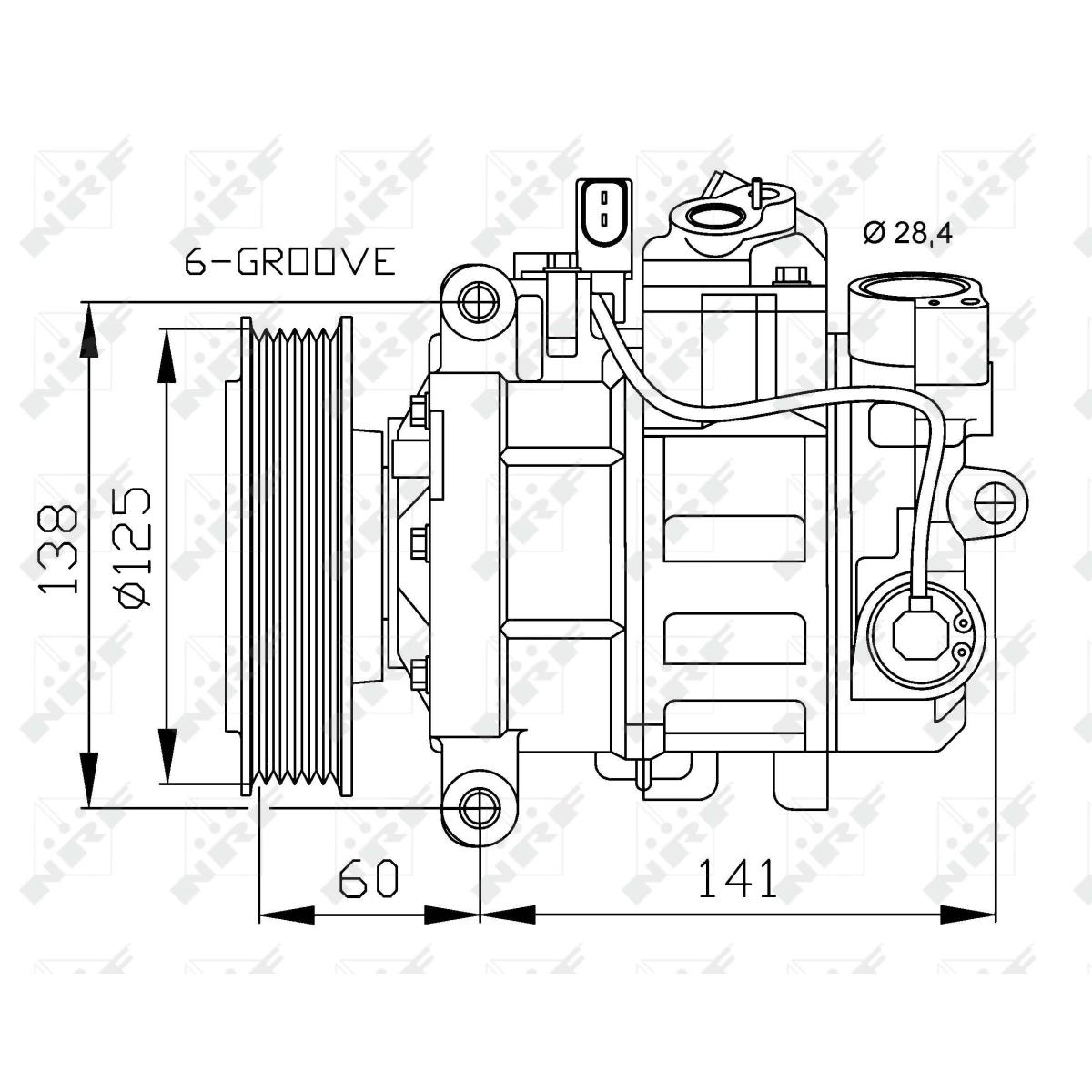 Kompressor Klimaanlage für Audi A6 A5 Cabriolet