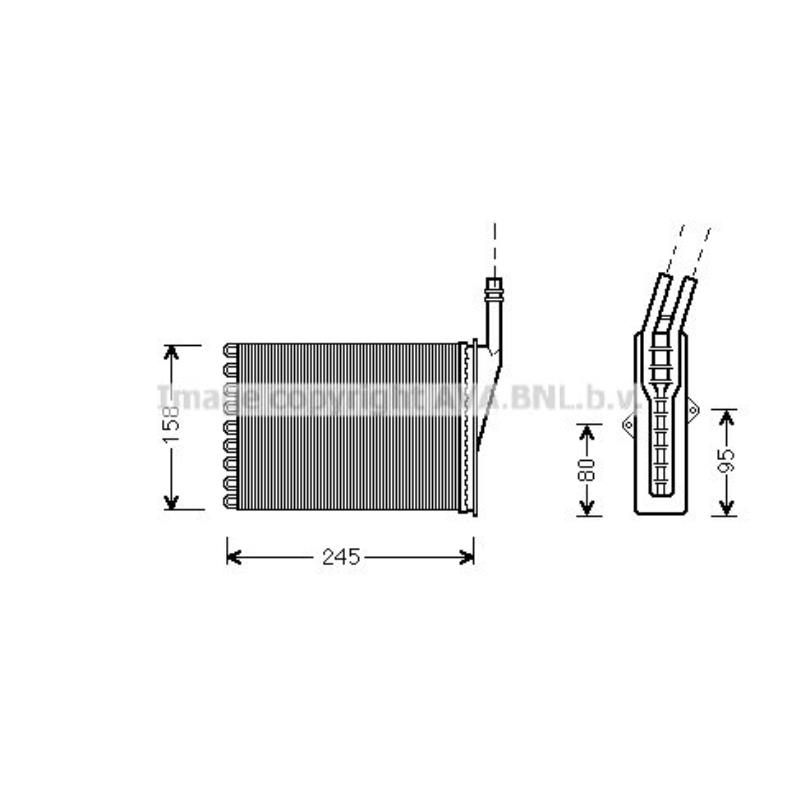 Wärmetauscher Innenraumheizung für Renault Espace III JE0_ Avantime DE0_
