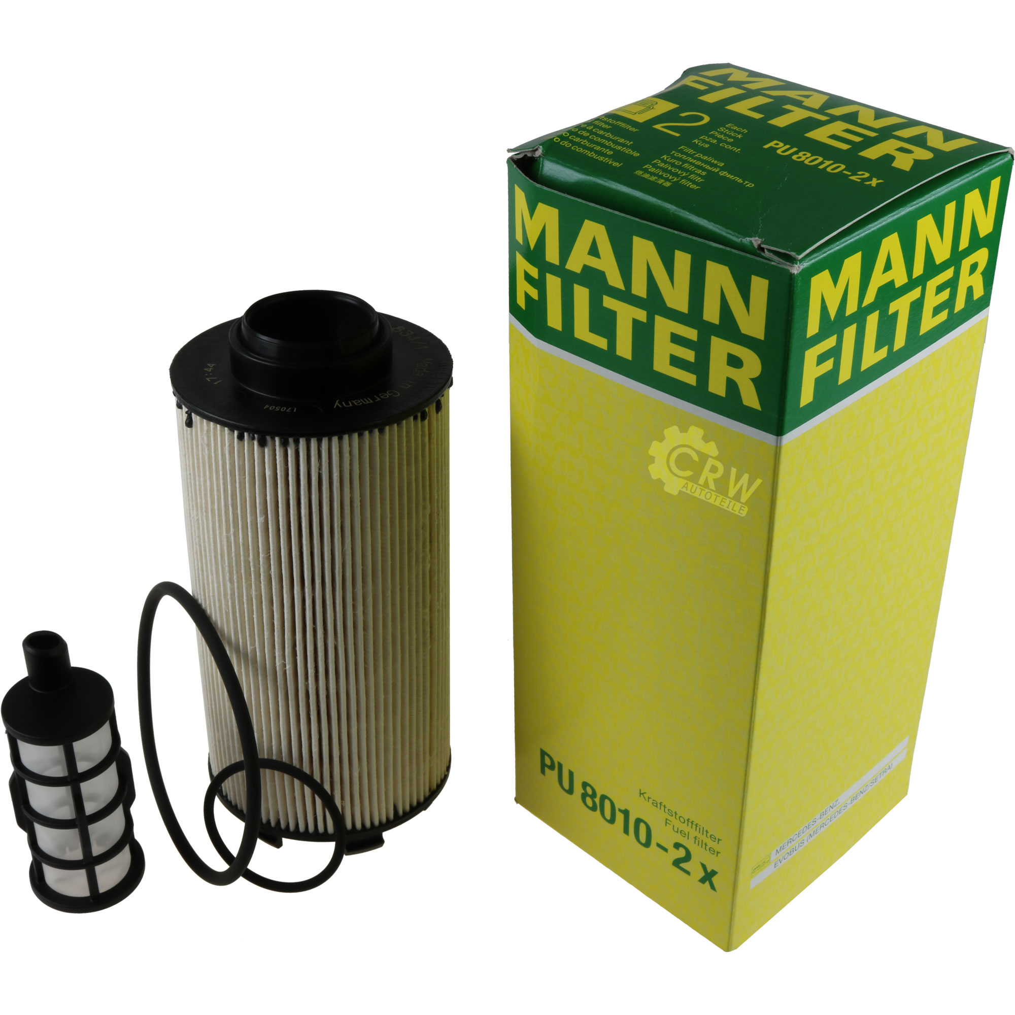 MANN-FILTER Servicekit Kraftstofffilter PU 8010-2 x Fuel Filter