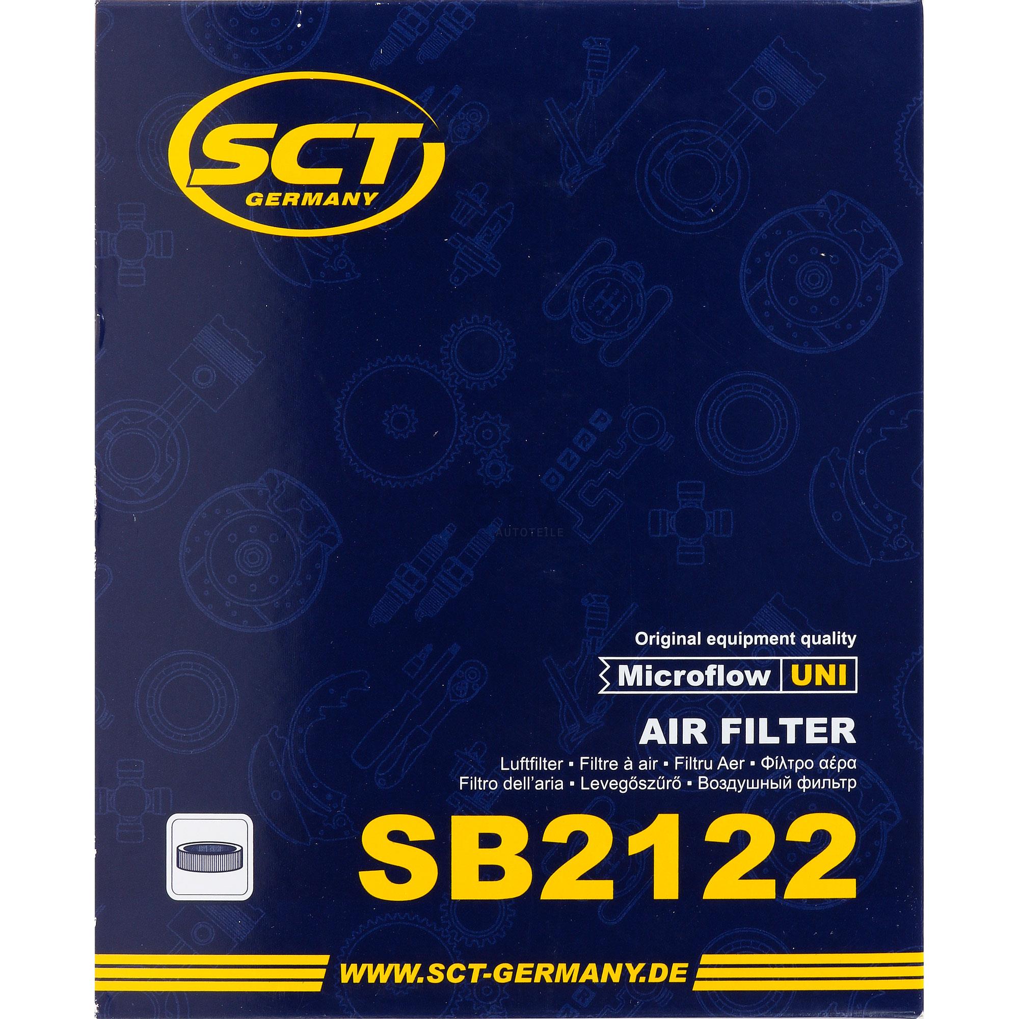 SCT Luftfilter Motorluftfilter SB 2122 Air Filter