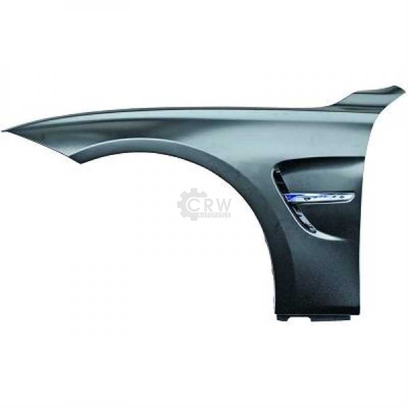 Kotflügel links für BMW 3er Touring F30 Bj. 11-15 Stahl ohne Loch/Löcher Embleme