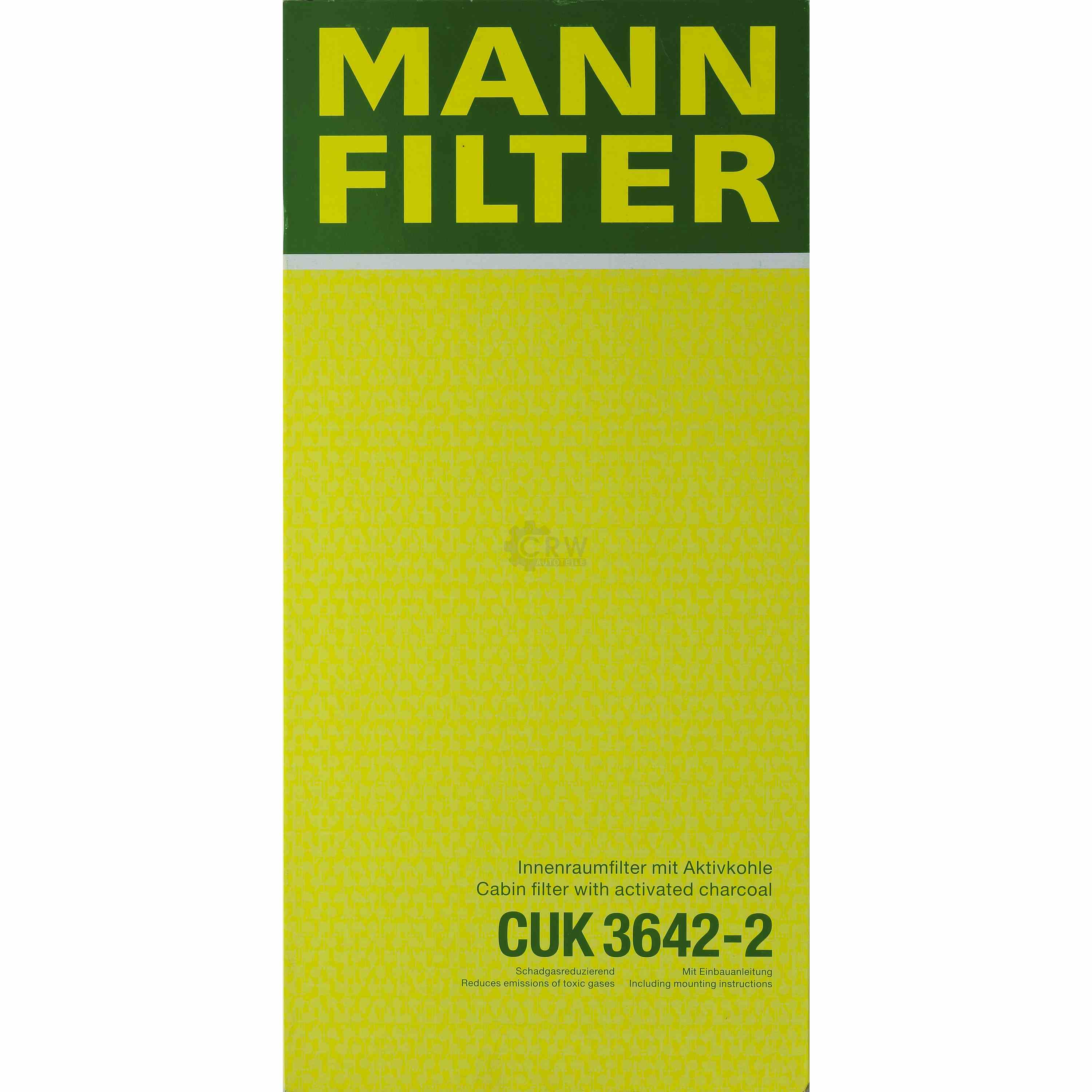 Filter Innenraumluft CUK 3642-2 für Alpina B12 E38 BMW 7er
