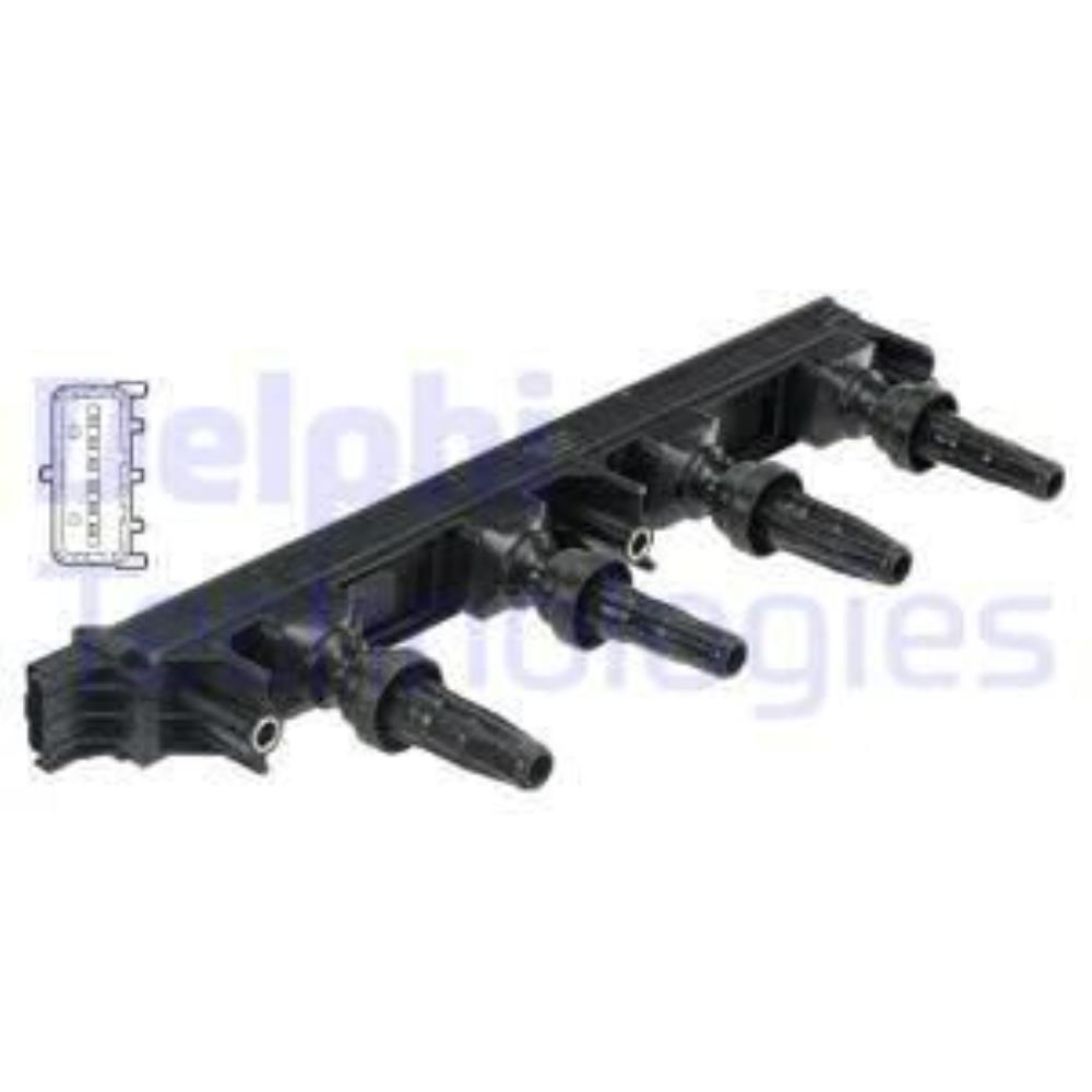 Zündspule GN10503-12B1 für Peugeot 307 SW 3H 3A/C 6E_ Citroën C5 II Break RE_ C4 I LC_ RC_