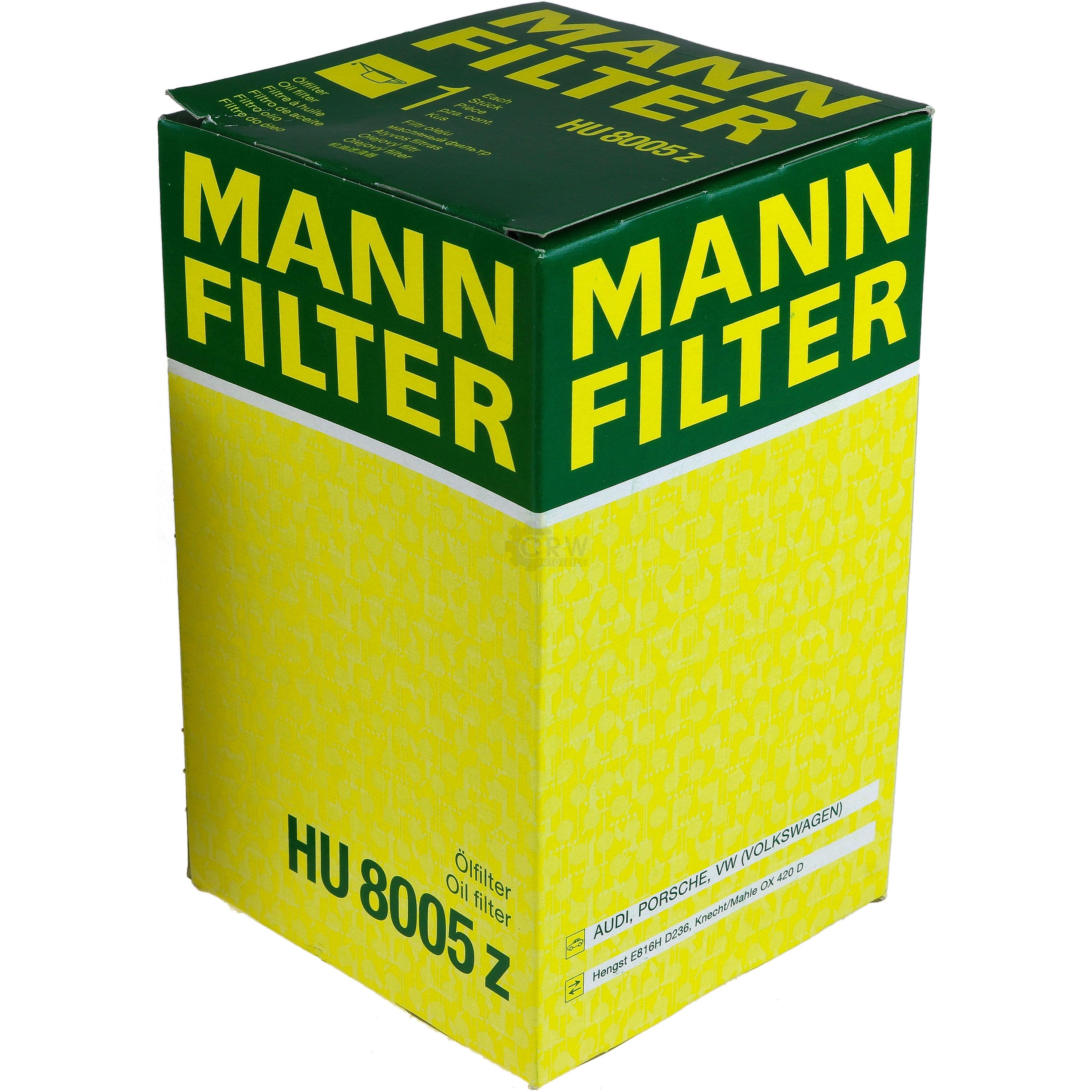 MANN-FILTER Ölfilter HU 8005 z Oil Filter