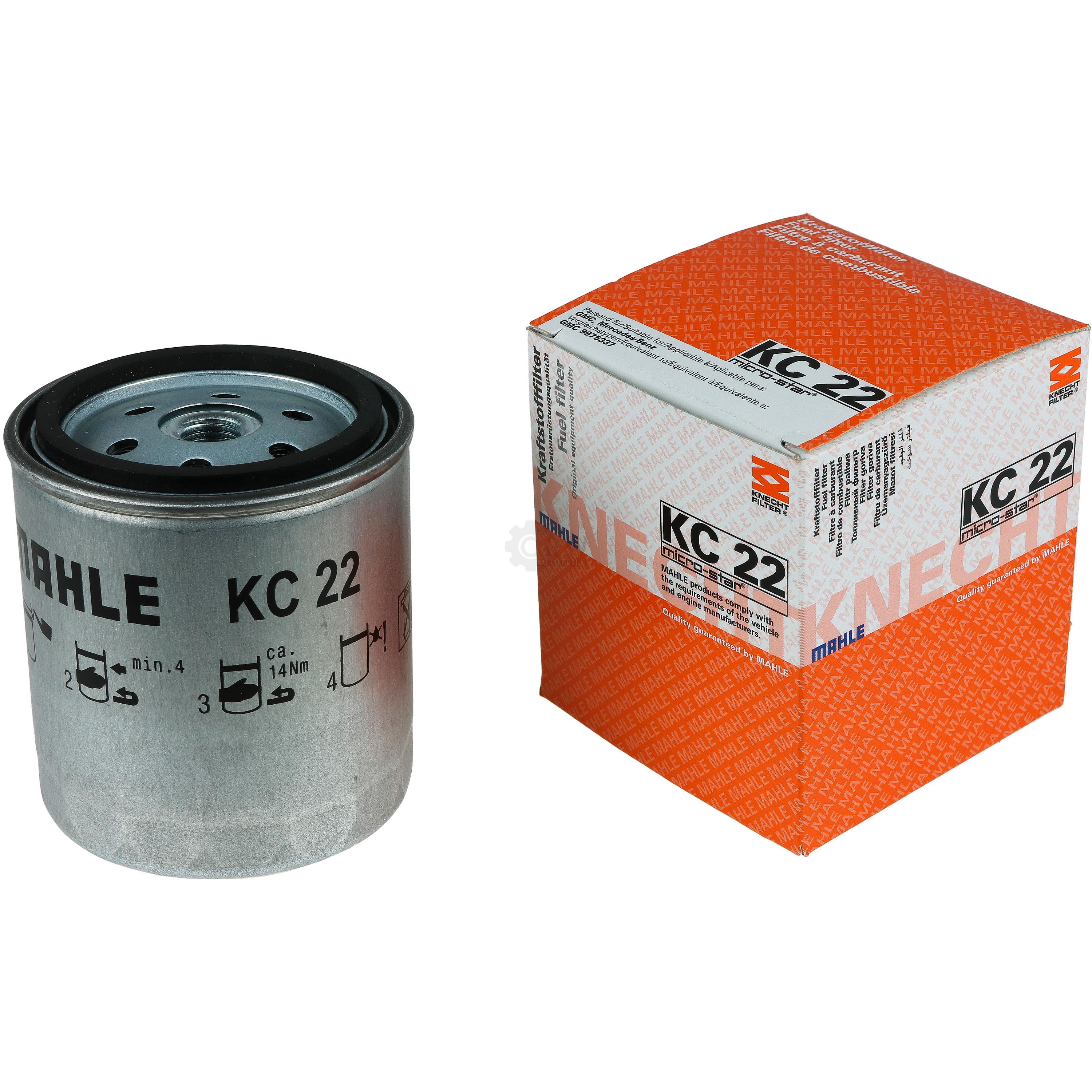 MAHLE Kraftstofffilter KC 22 Fuel Filter