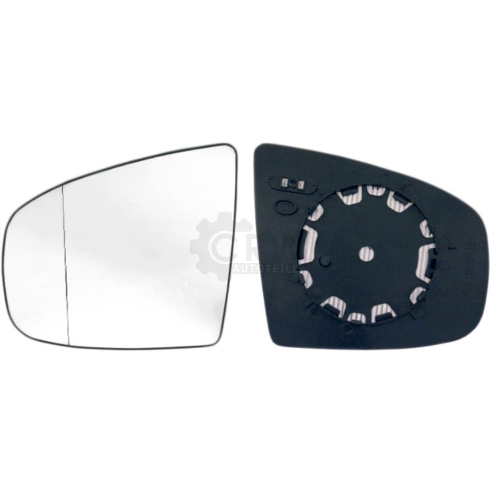 ALKAR Spiegelglas Außenspiegel links passend für BMW X5 E70 X6 E71 E72