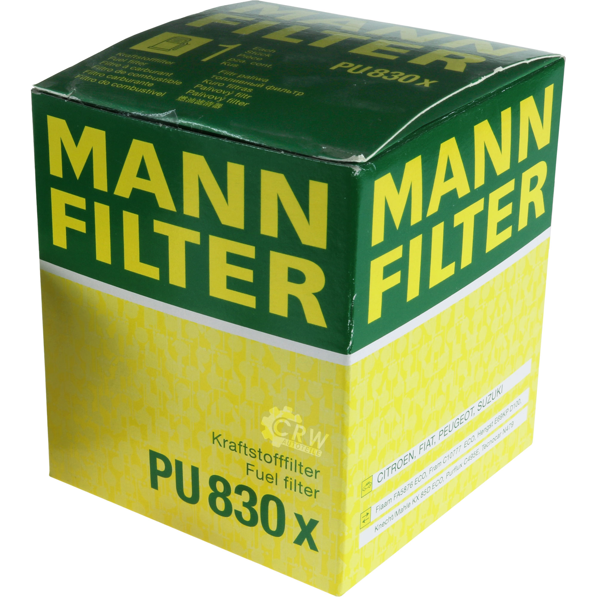MANN-FILTER Kraftstofffilter PU 830 x Fuel Filter