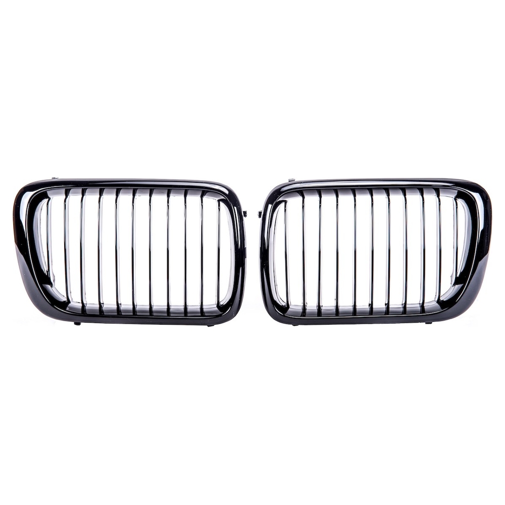 Sport Performance Kühlergrill Nieren Satz schwarz Glanz für BMW 3er E36 Bj.96-99
