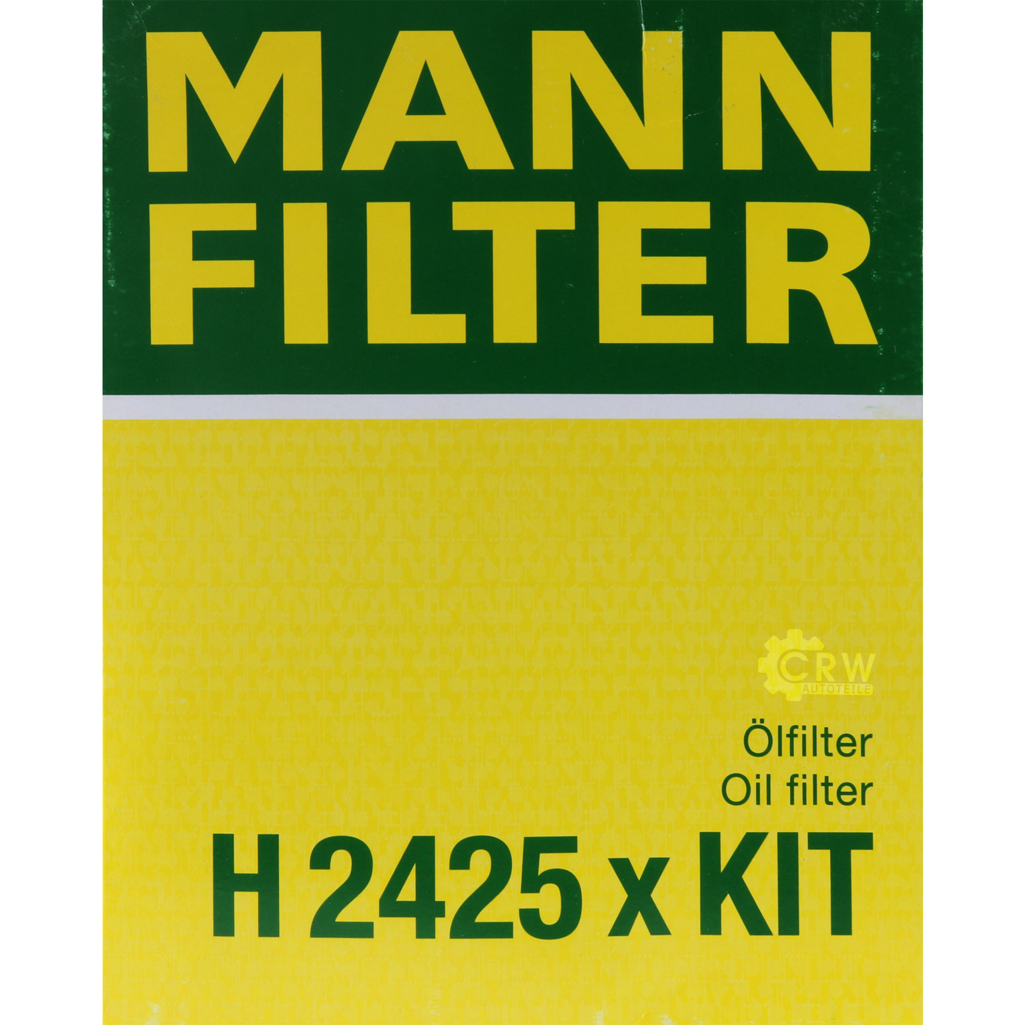 MANN-FILTER Getriebeölfilter für Automatikgetriebe H 2425 x KIT