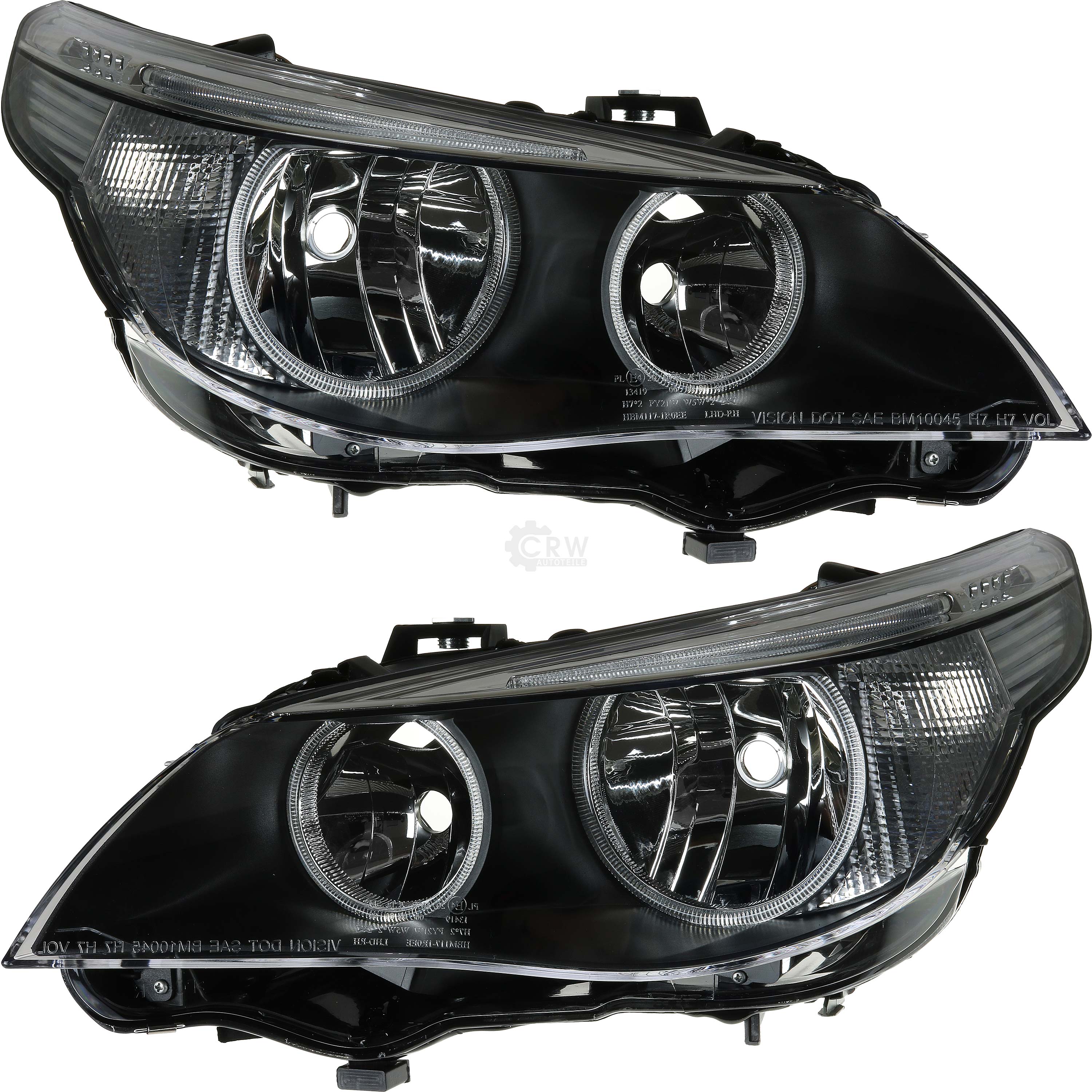 Scheinwerfer Set (rechts & links) für BMW 5er E60 Bj. 03-03.07 H7+H7 ATP