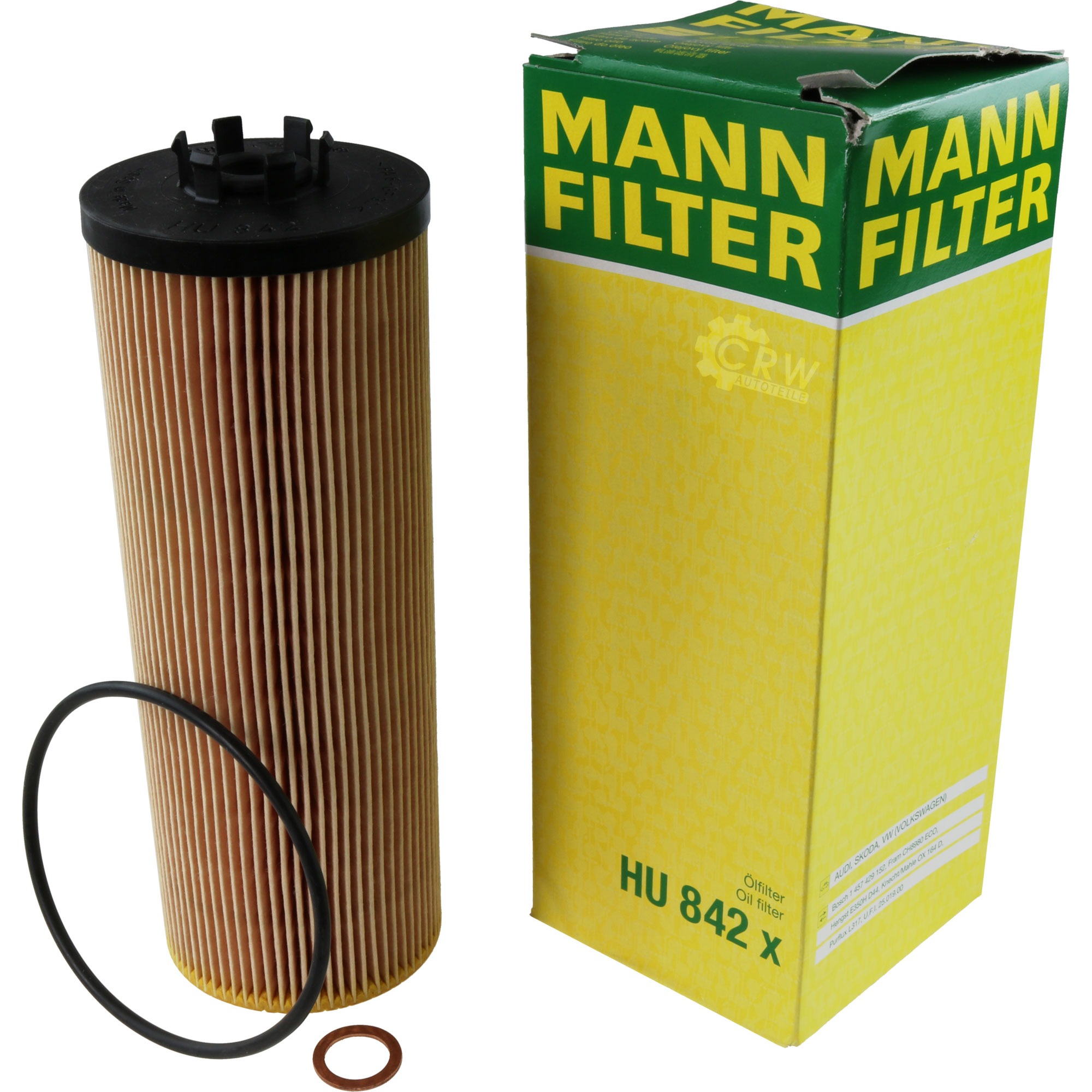MANN-FILTER Ölfilter HU 842 x Oil Filter