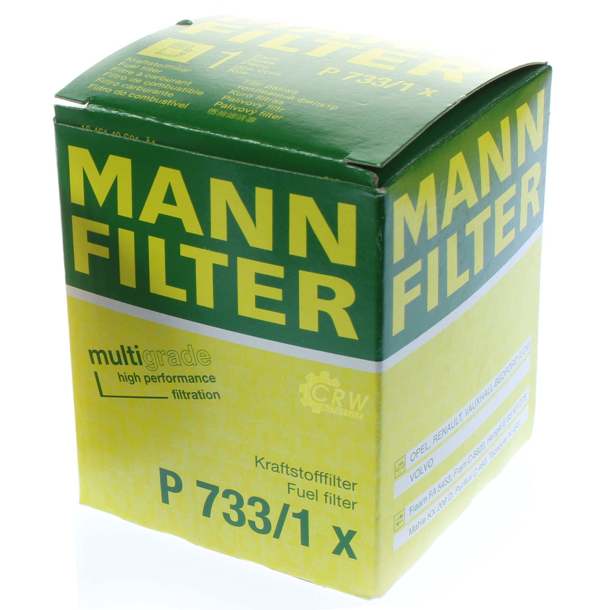 MANN-FILTER Kraftstofffilter P 733/1 x Fuel Filter