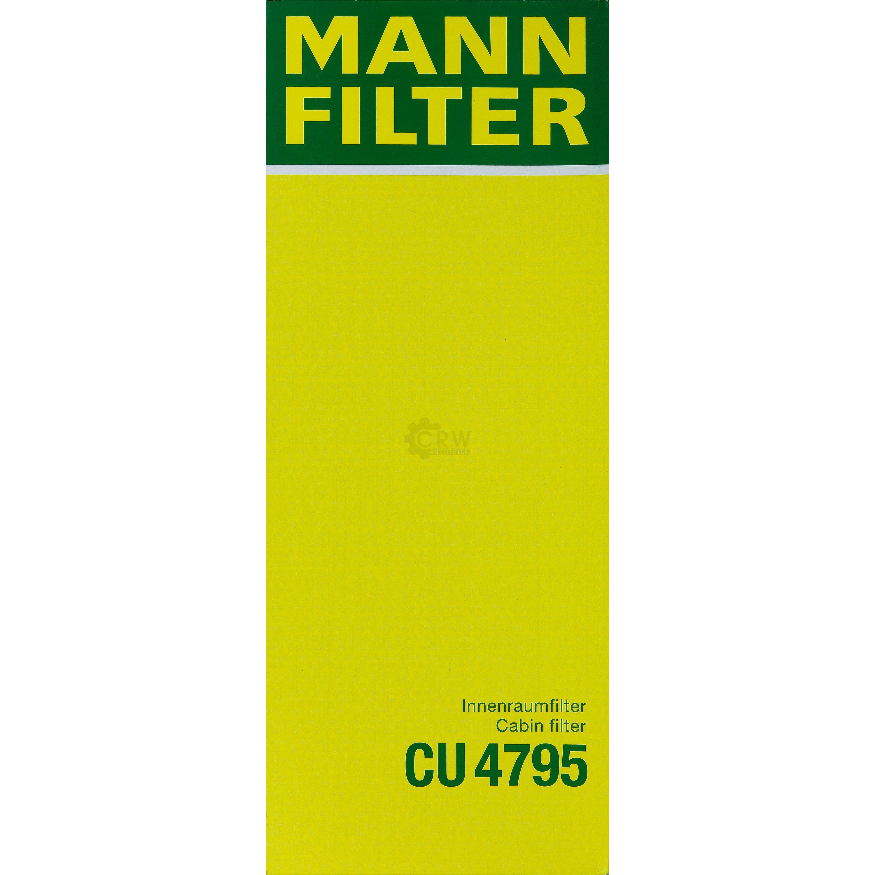 MANN-FILTER Innenraumluft Pollenfilter Innenraumfilter CU 4795