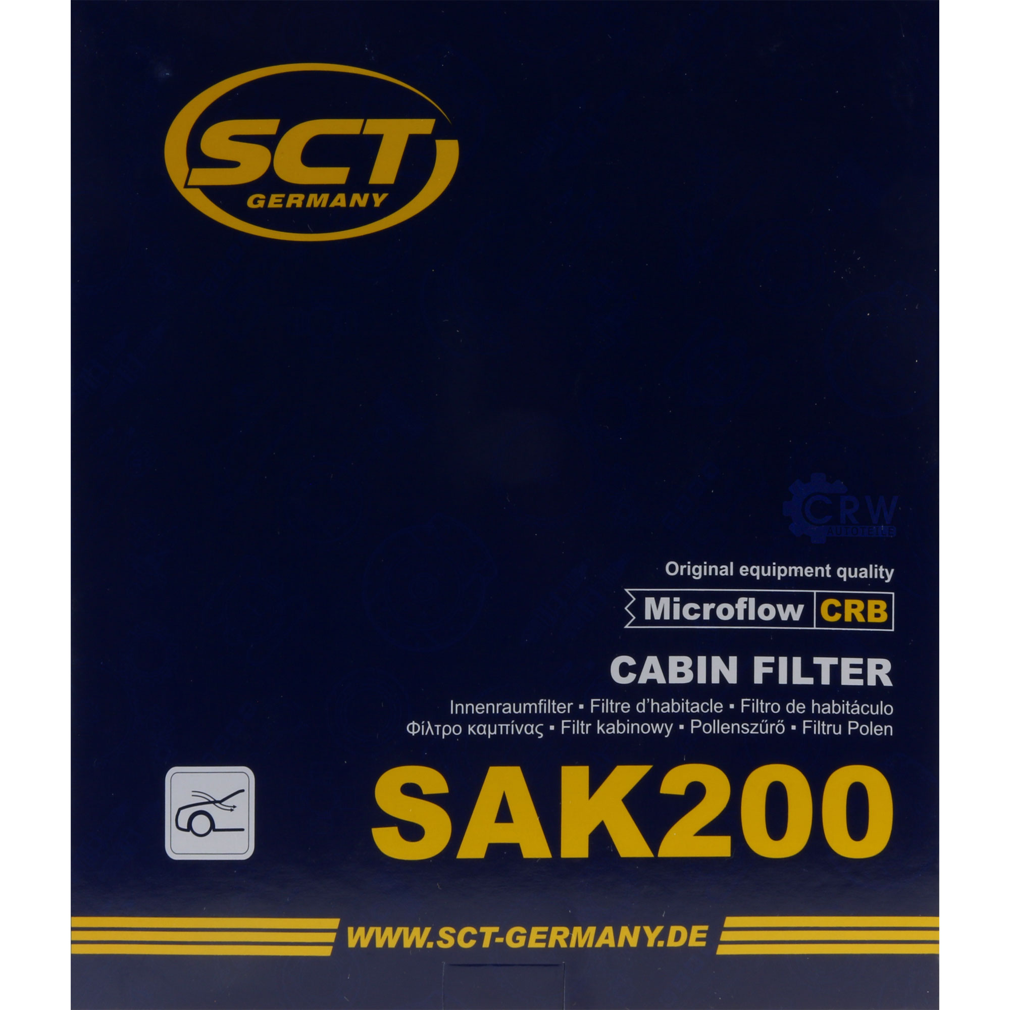 SCT - MANNOL Filter Innenraumluft für Ford Focus C-Max Kuga I DM2 1.6 2.0 WA6