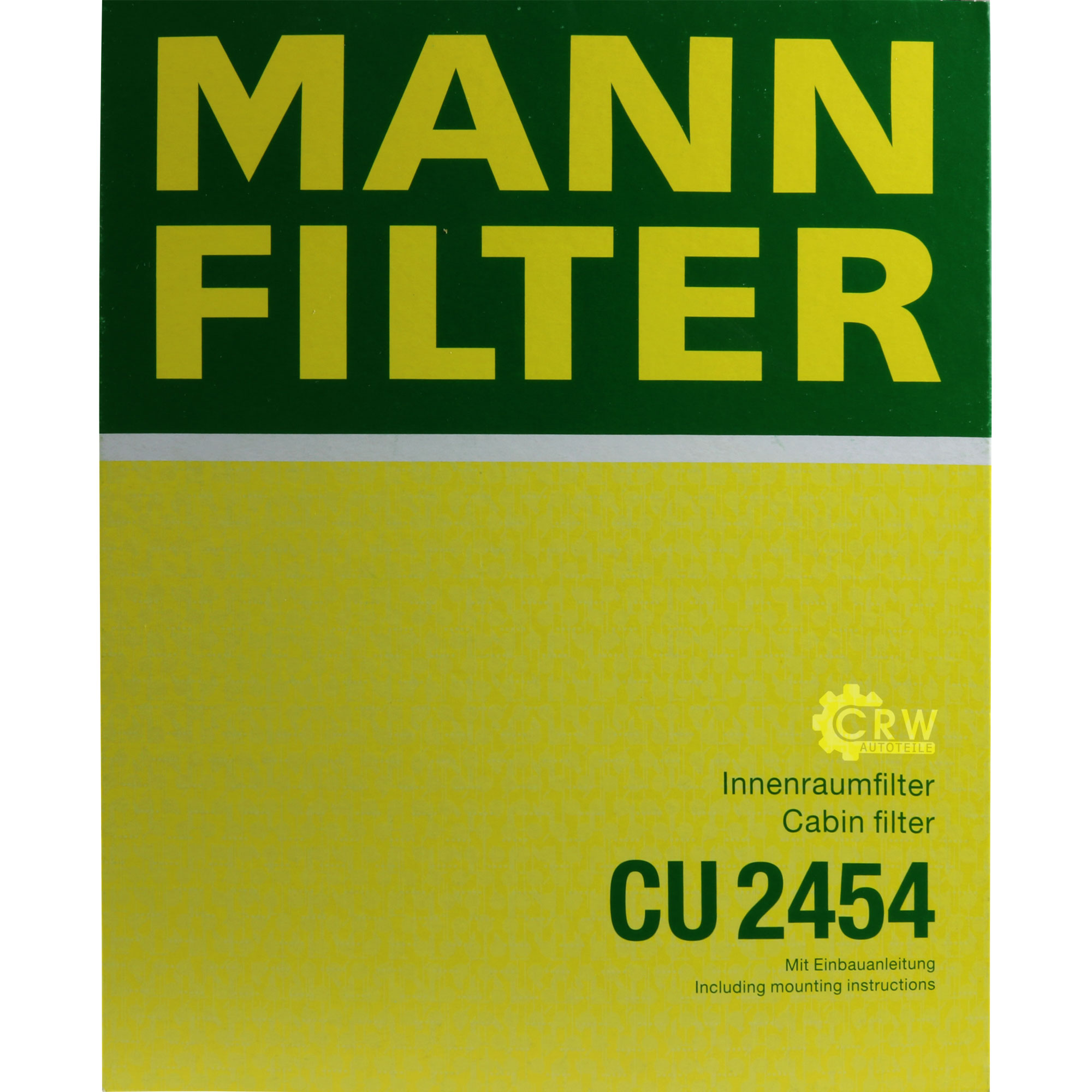 MANN-FILTER Innenraumfilter Pollenfilter CU 2454