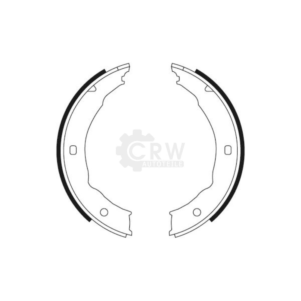 Bremsbackensatz Feststellbremse 2737655 für Peugeot 406 8B Coupe 8C 9D 9U