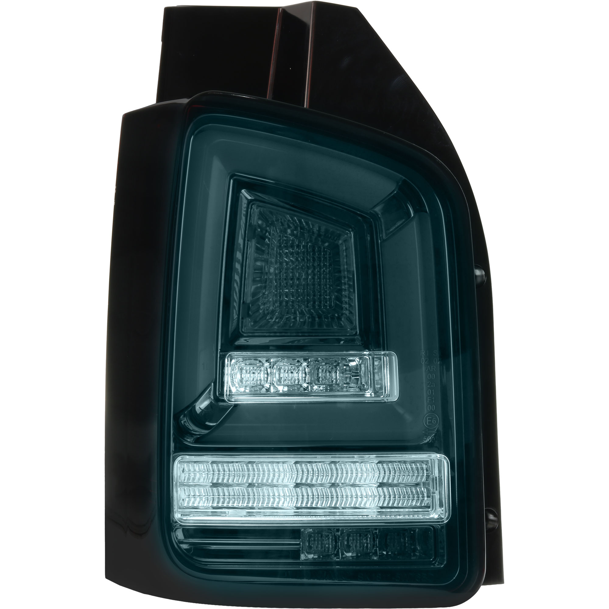 Rückleuchten Set LED Lightbar für VW T5 Bj. 09-15 rot schwarz für