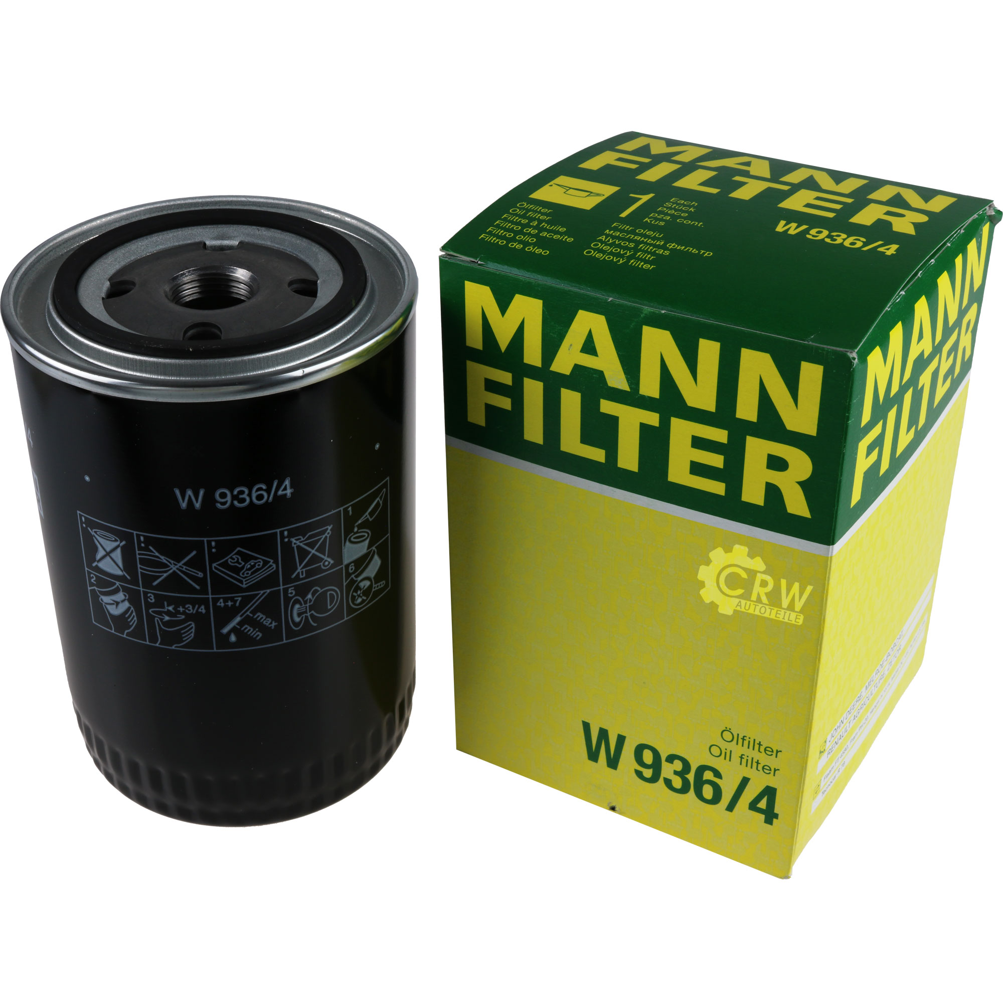 MANN-FILTER Ölfilter Oelfilter W 936/4 Oil Filter