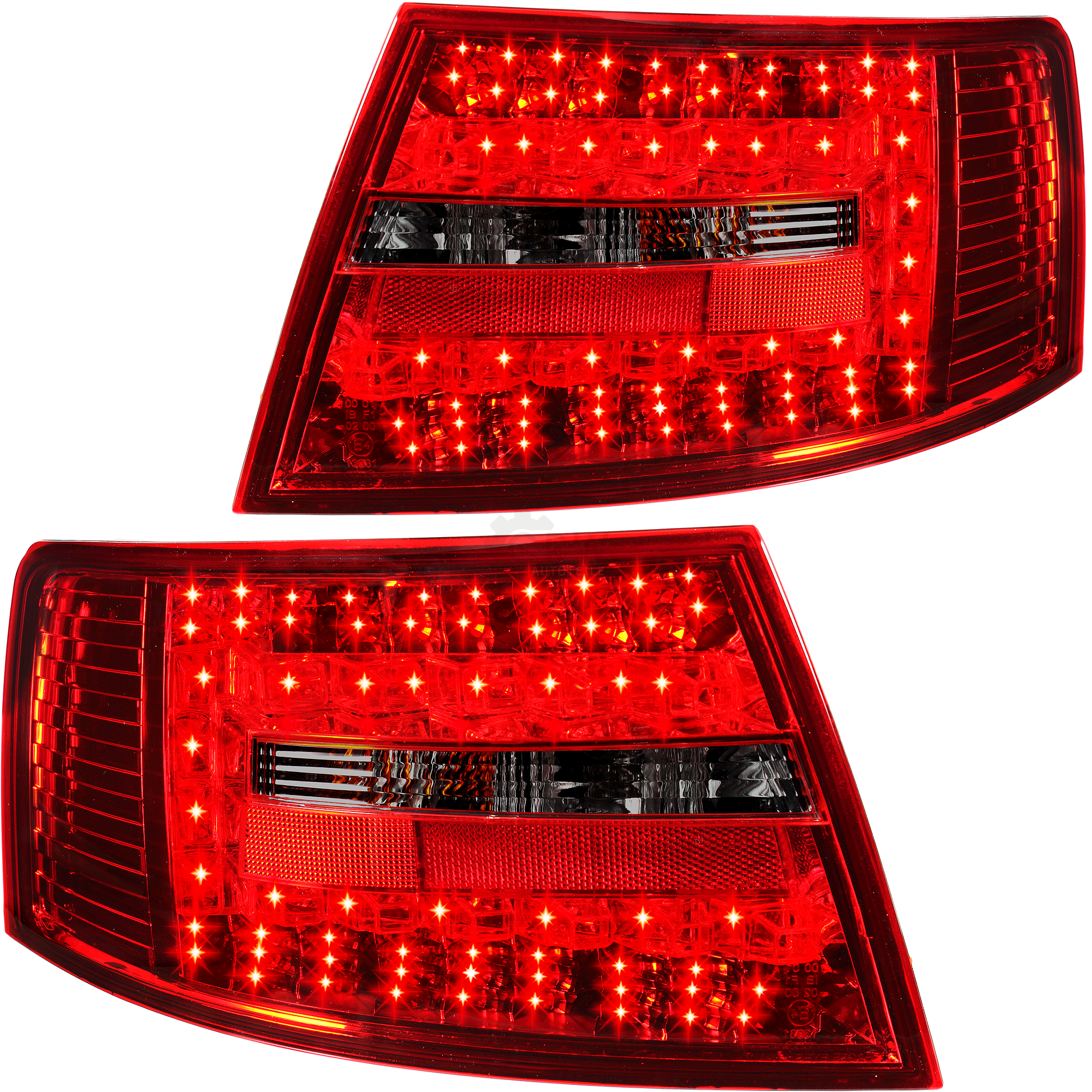 Rückleuchten Set Satz LED für Audi A6 4F Limo Bj. 04-08 rot smoke schwarz 6 Pin