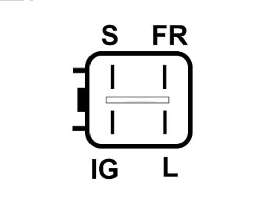 AS-PL Lichtmaschine Generator 90A 12V für Toyota Corolla Verso 1.8 1.6 1.4