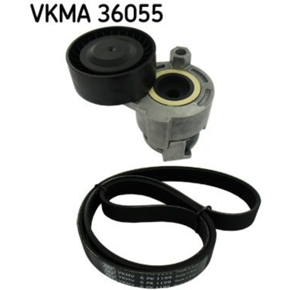 SKF Keilrippenriemensatz für Dacia Duster Logan MCV KS_ JS_ Renault Scénic II