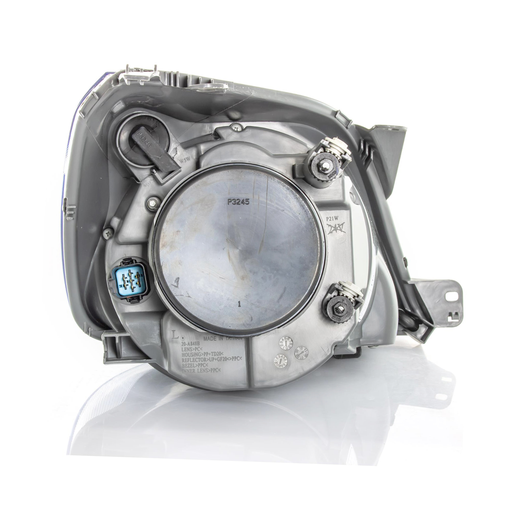 Scheinwerfer Set für Ford Fiesta 01.06-09.08 H4 mit Motor inkl. Lampen 1361369