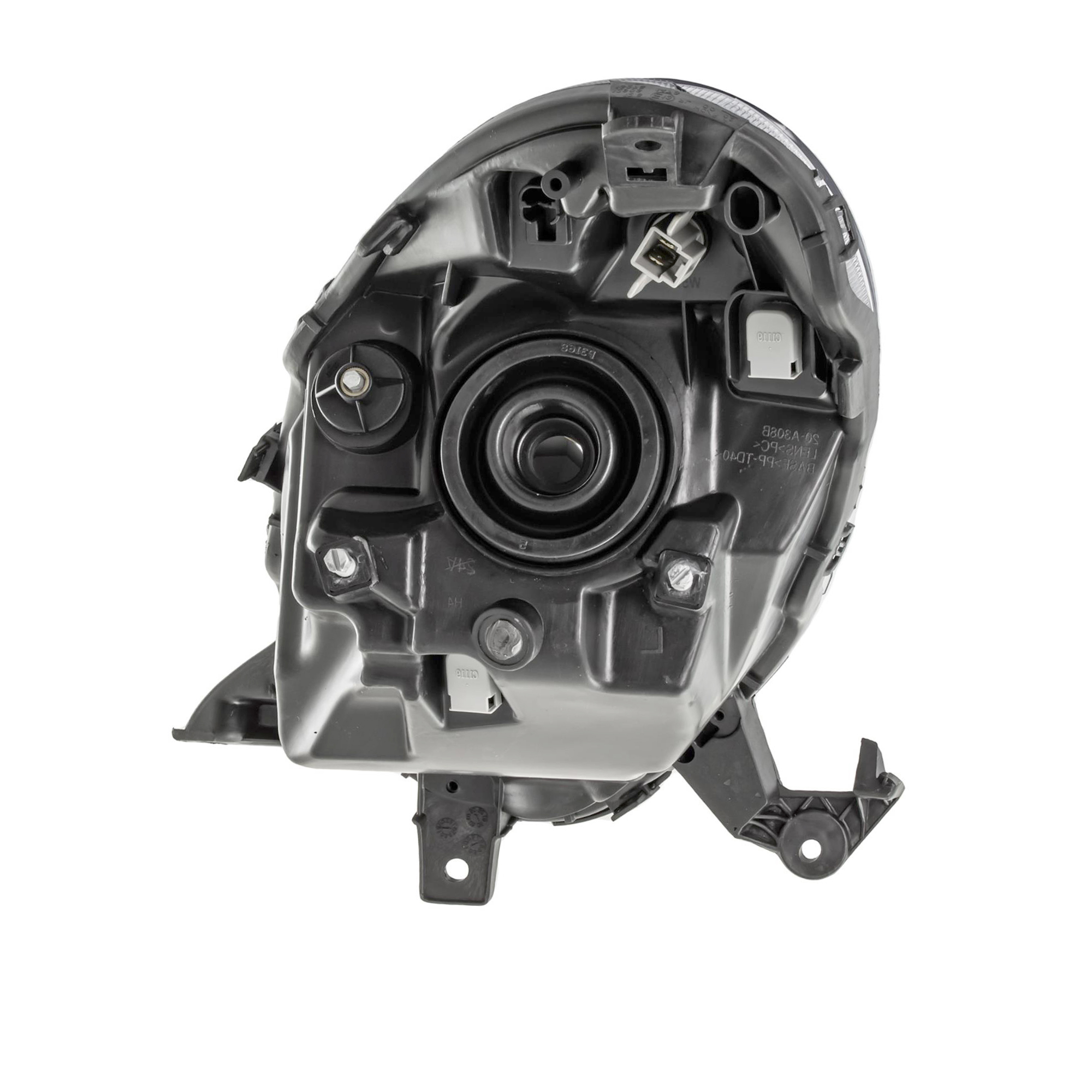 Halogen Scheinwerfer Set für Nissan Micra K12 09.07-> H4 ohne Motor inkl. Lampen