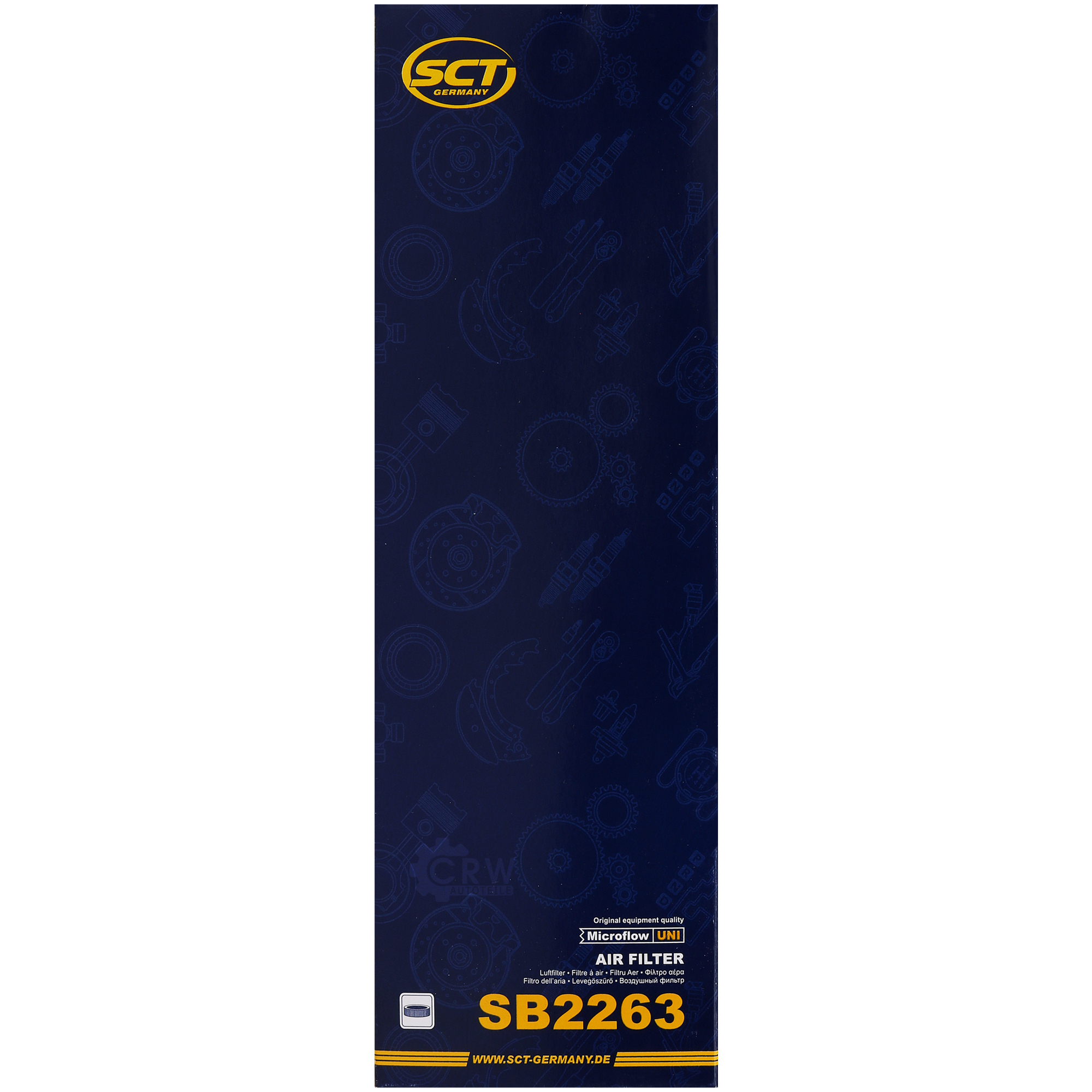 Luftfilter SB 2263 für Honda Jazz II GD GD_ GE3 GE2